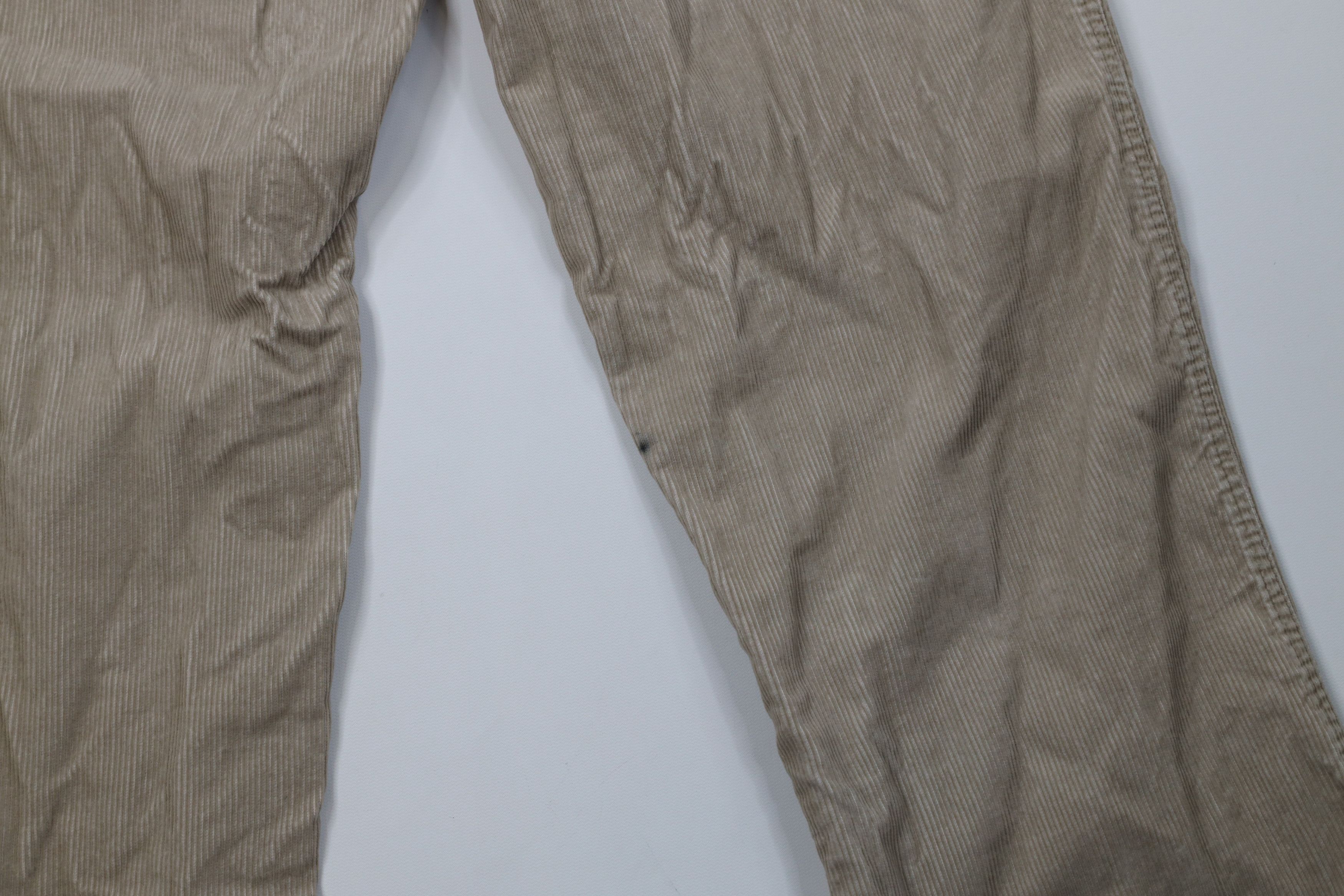 Gap Vintage 90s Y2K Gap Loose Fit Wide Leg Corduroy Chino Pants Size US 34 / EU 50 - 13 Thumbnail