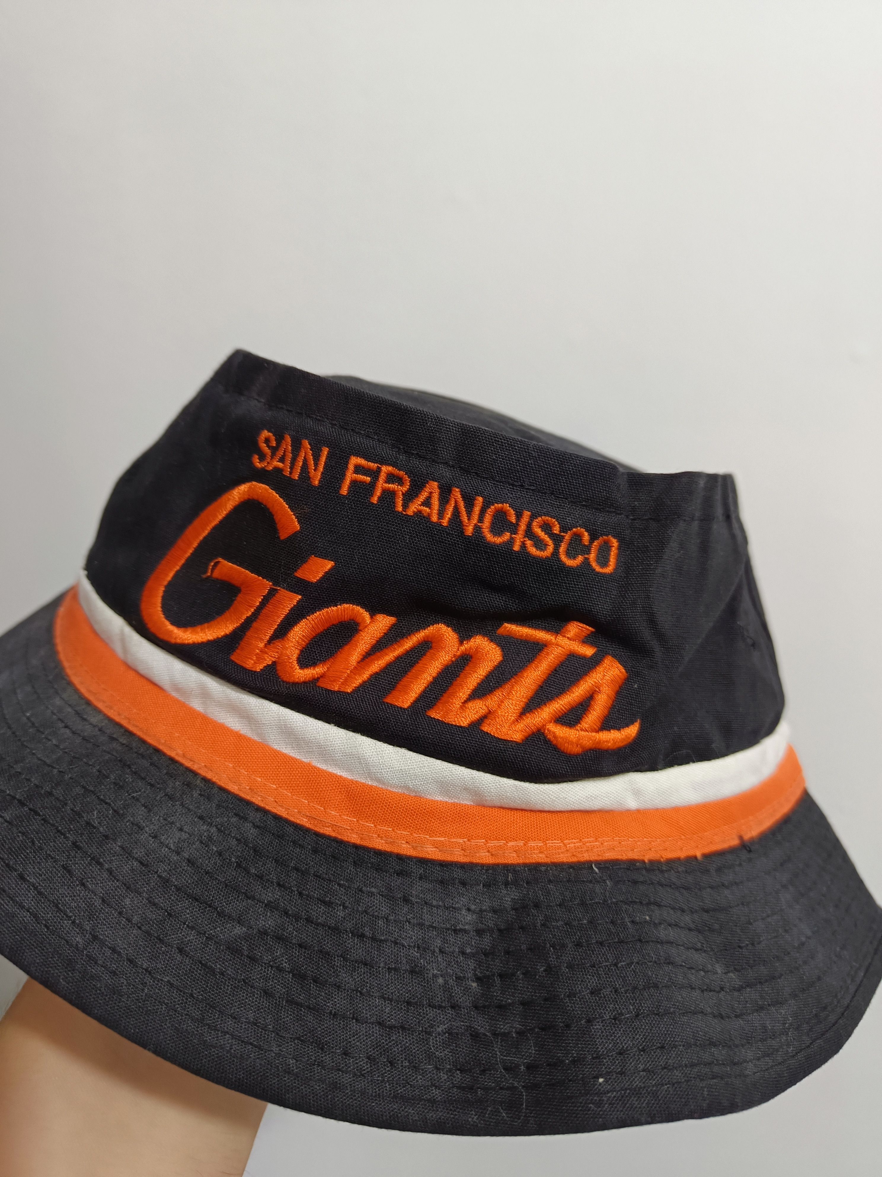 Sports Specialties Rare 80's San Francisco Giants SingleLineScript Bucket Hat Size ONE SIZE - 2 Thumbnail