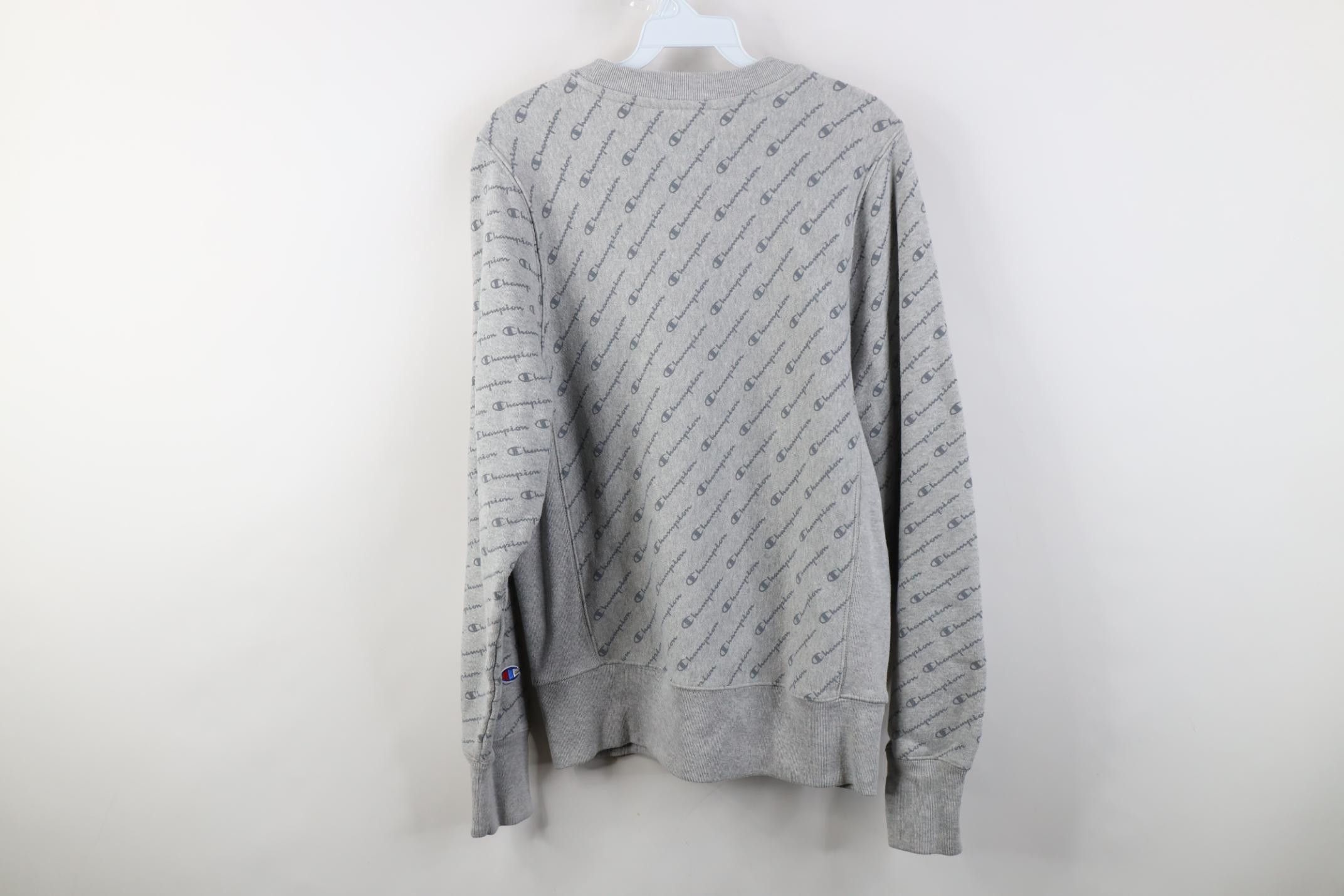 Champion Y2K Champion Reverse Weave Print Crewneck Sweatshirt Gray Size US S / EU 44-46 / 1 - 12 Thumbnail