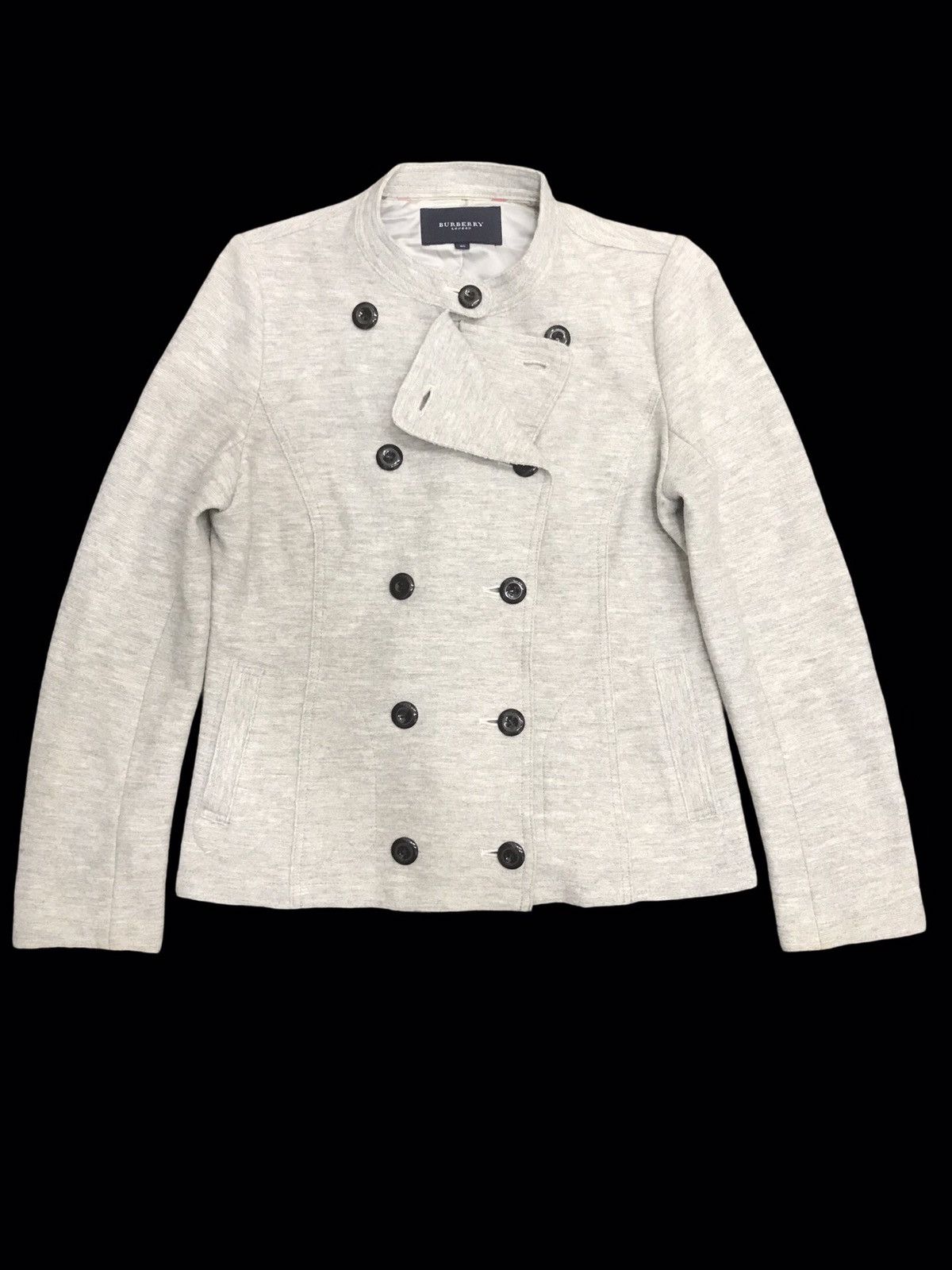 Burberry × Designer 💥DESIGNER💥RARE BURBERRY SWEAT DOUBLE BREAST CARDIGAN F260 Size S / US 4 / IT 40 - 1 Thumbnail