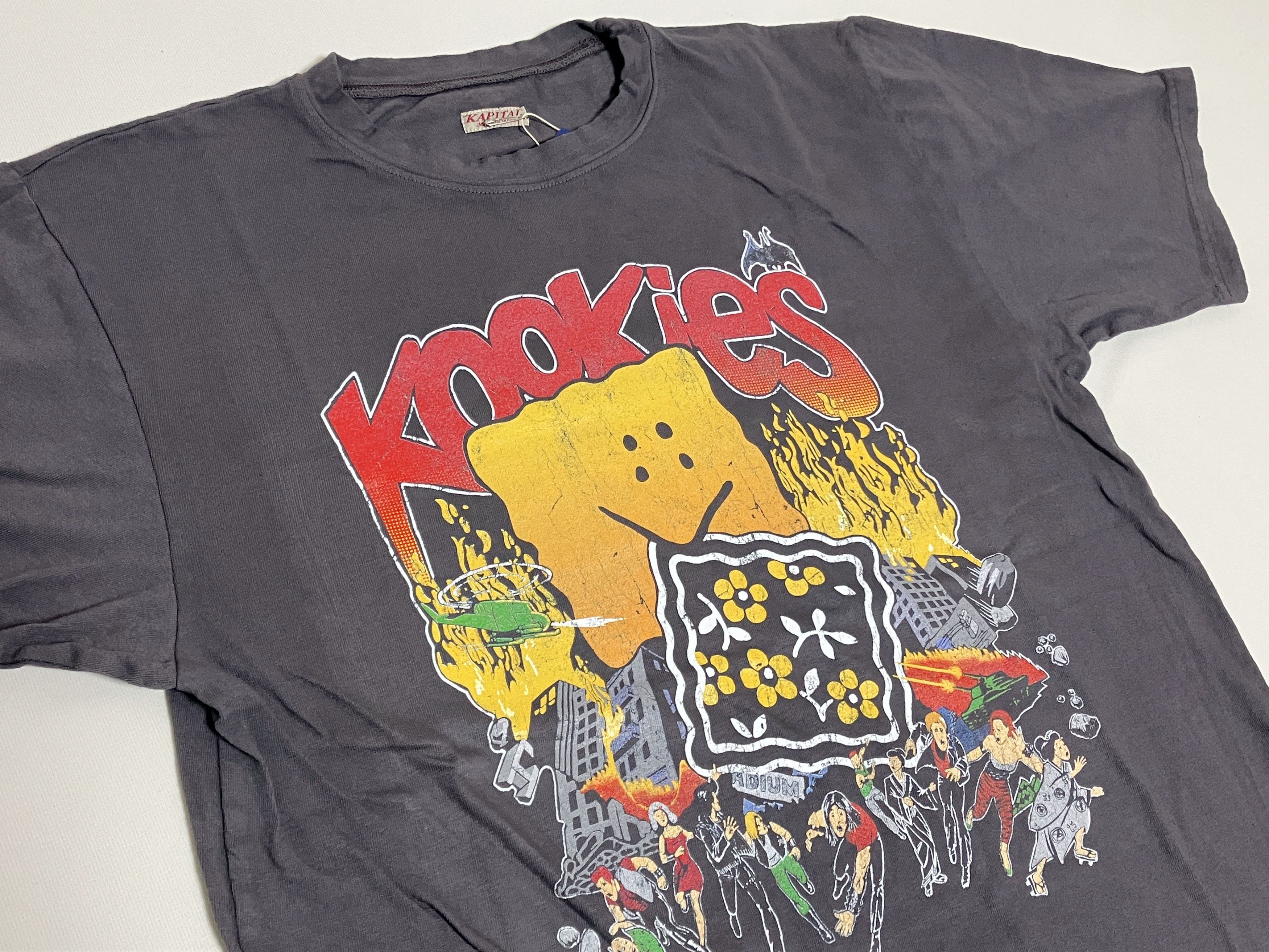 Kapital Kapital BUSTER PECKISH BOWY Tenjiku Crew Tee sumiguro new XL Size US XL / EU 56 / 4 - 7 Thumbnail