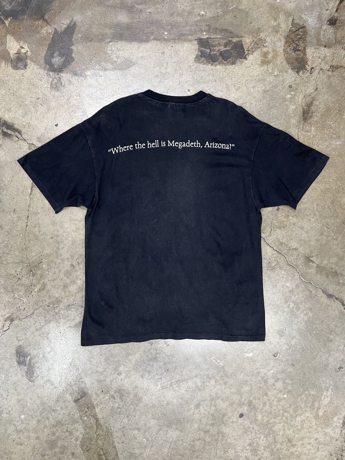 Vintage Vintage Megadeth Youthanasia Megadeth Arizona Tee XL Size US XL / EU 56 / 4 - 5 Thumbnail
