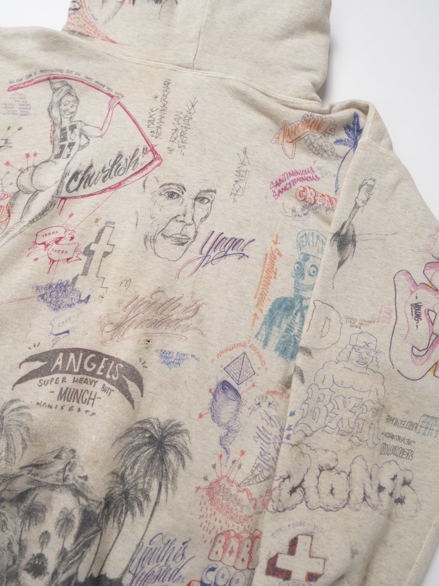 Born X Raised × Saint Michael Saint Michael x Born X Raised Graffiti Hoodie Size US M / EU 48-50 / 2 - 9 Thumbnail