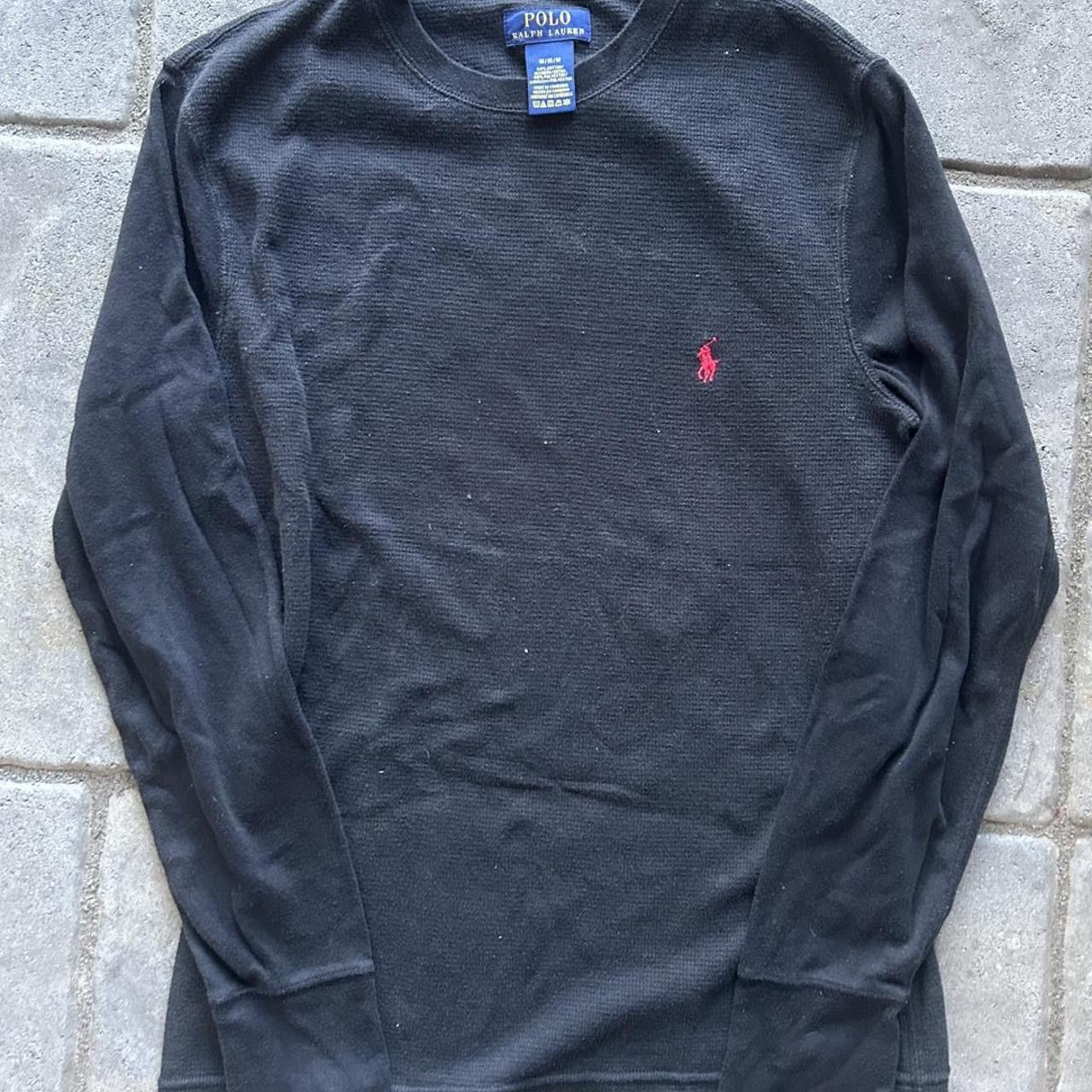 Designer × Polo Ralph Lauren × Vintage Polo Ralph Lauren Men’s Black and Red Shirt Size US M / EU 48-50 / 2 - 2 Thumbnail