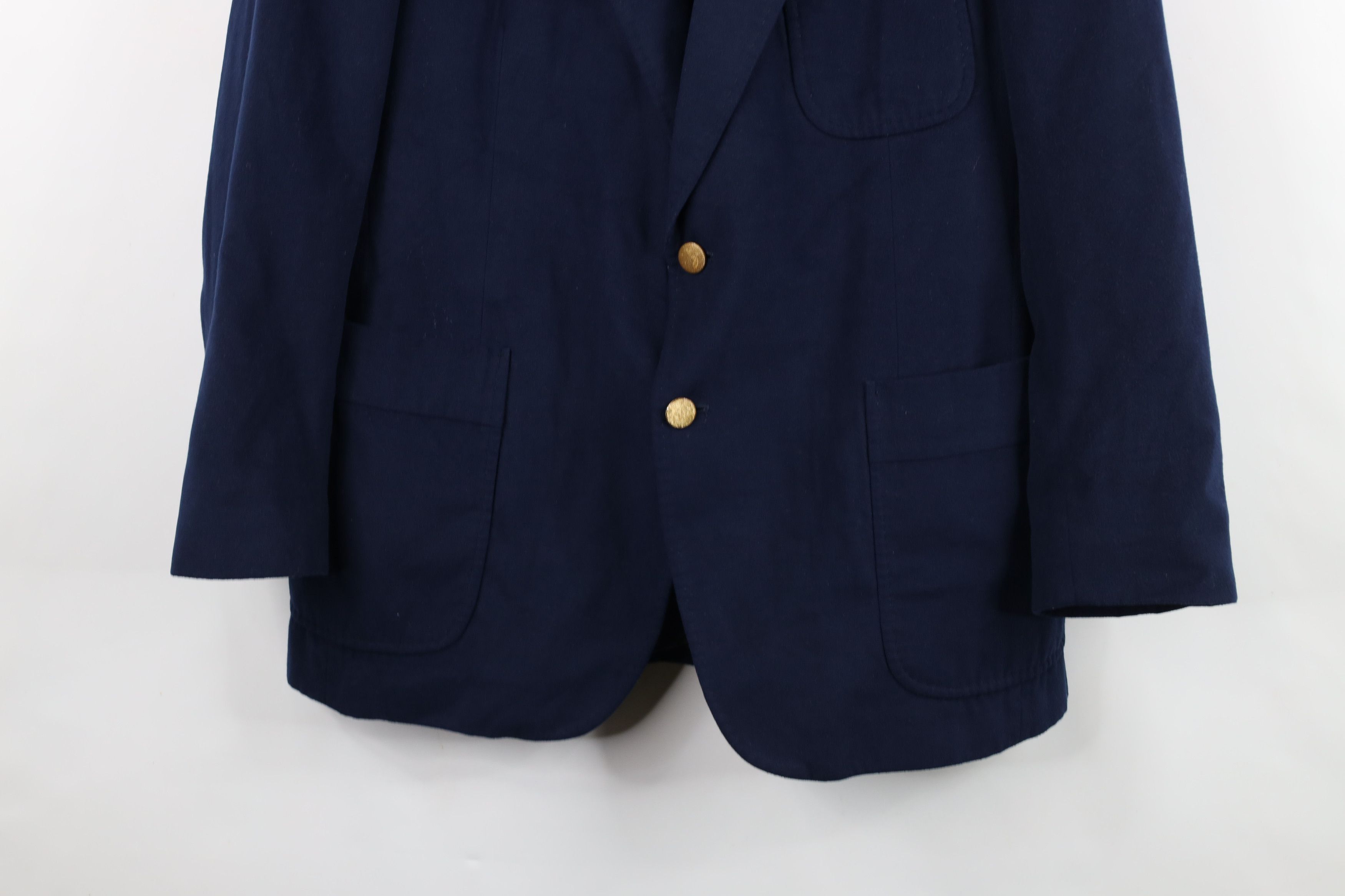 Vintage Vintage 70s Streetwear Cloth Suit Coat Blazer Jacket Blue Size US XXL / EU 58 / 5 - 3 Thumbnail