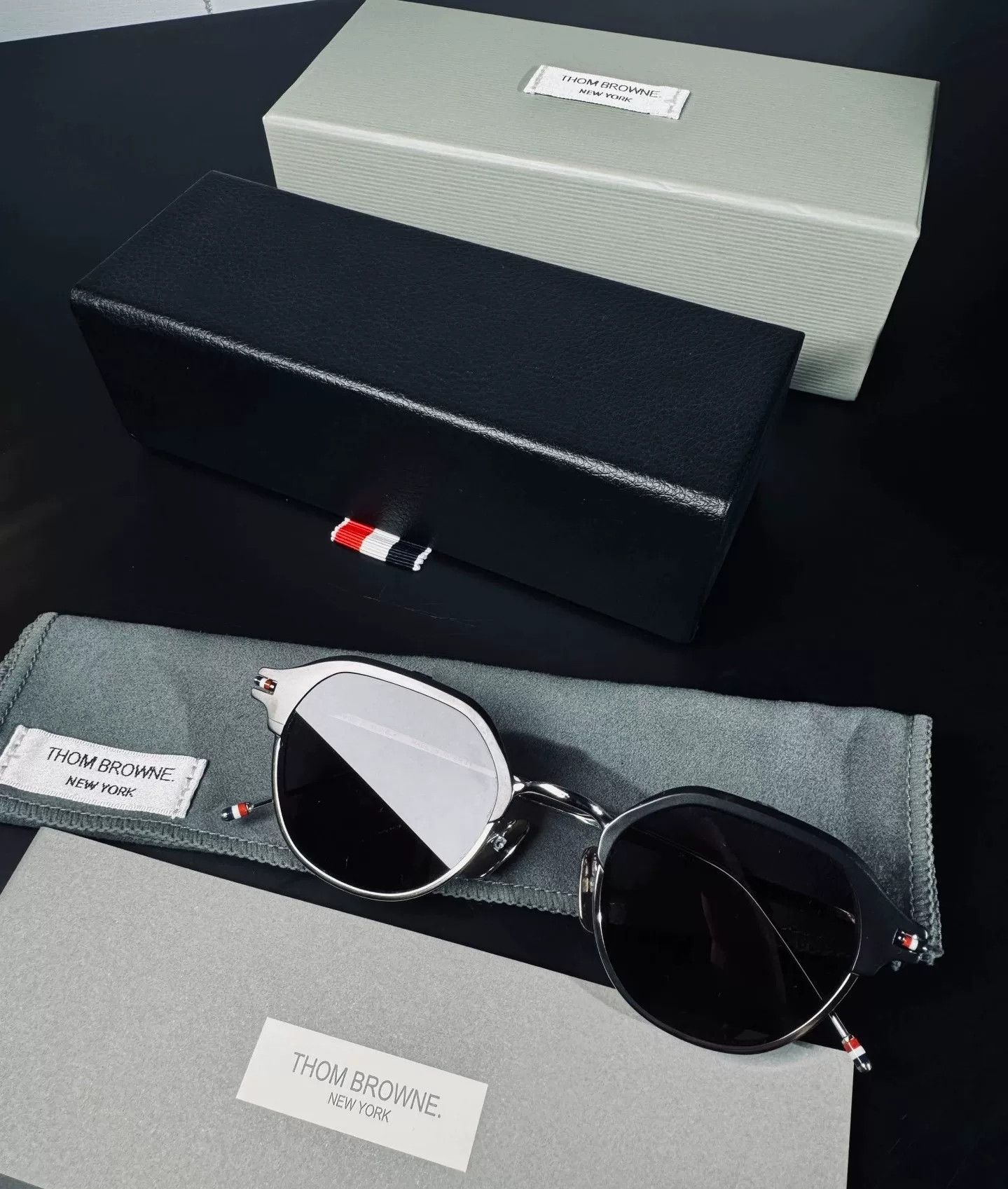 Thom Browne Thom Browne TBS-812 Flip Sunglasses Size ONE SIZE - 1 Thumbnail