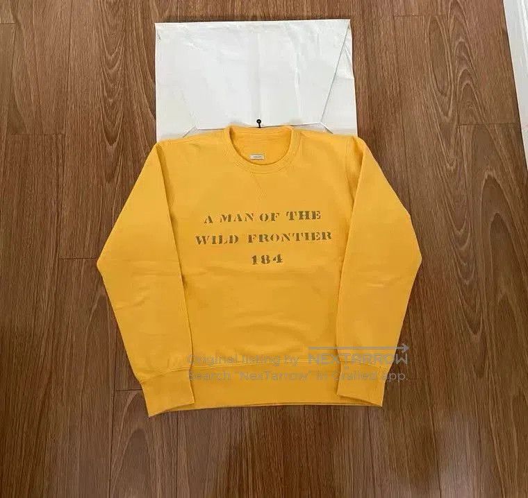 Visvim VISVIM Limited Edition Yellow Sweatshirt- DMC. Size US M / EU 48-50 / 2 - 1 Thumbnail