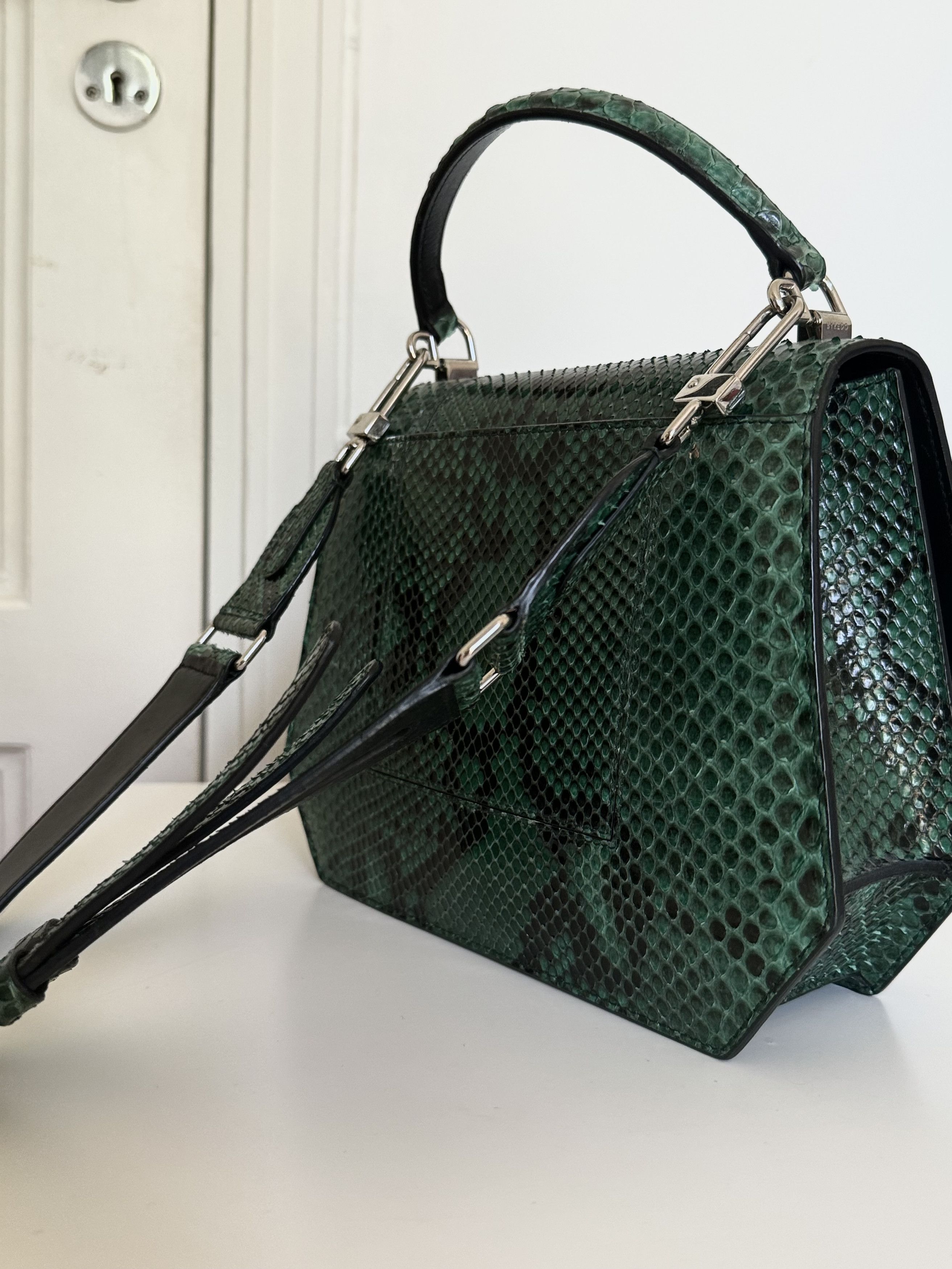 Byredo Byredo Limited Edition Dark Green Python Leather Bag Size ONE SIZE - 2 Thumbnail