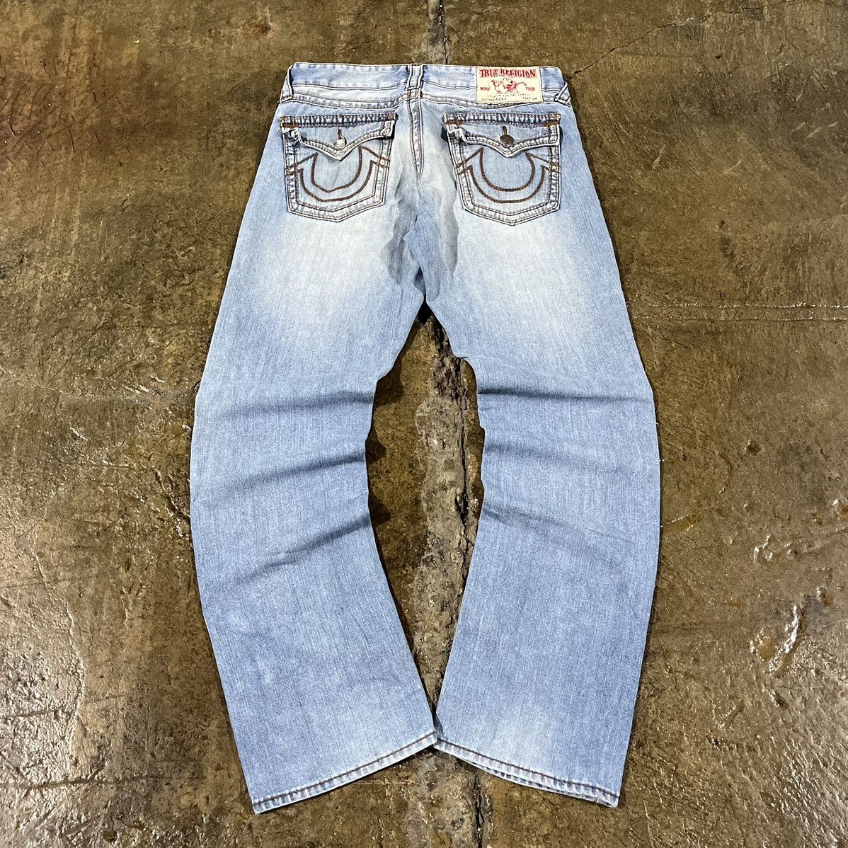 Crazy Vintage Y2K True Religion Jeans Hip-Hop Skater Unique