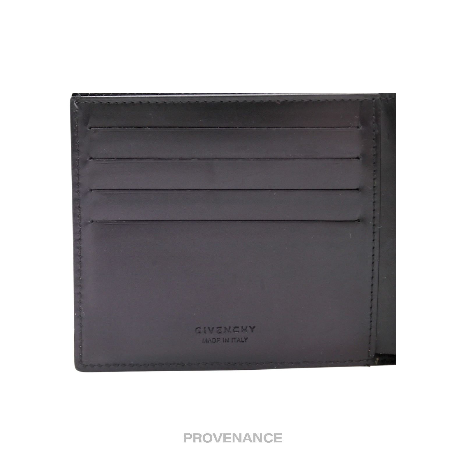 Givenchy 🔴 Givenchy Glow In The Dark 8CC Bifold Wallet - White Black Size ONE SIZE - 4 Thumbnail