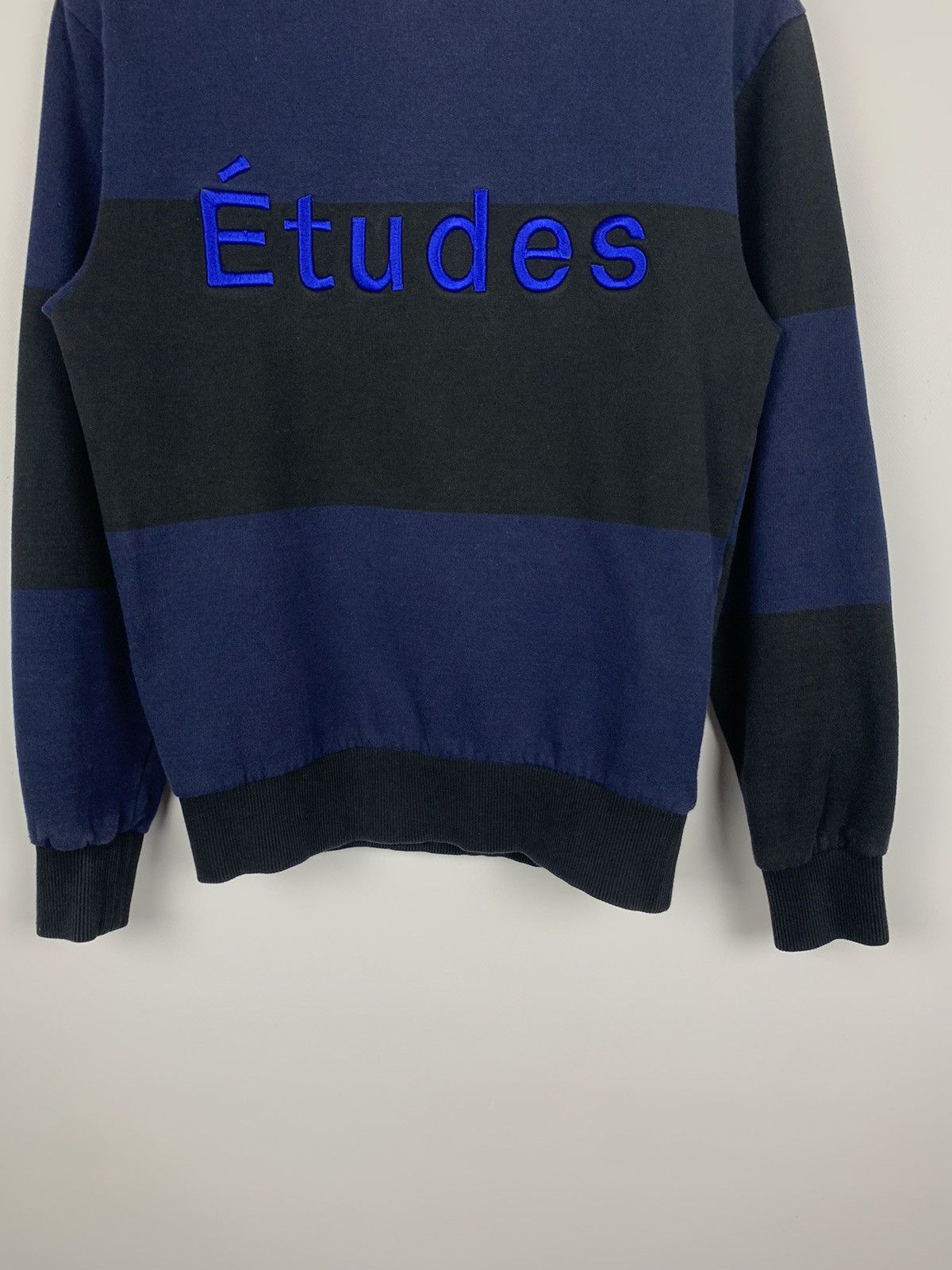 Etudes Designer Etudes Striped Sweatshirt Men's Size S Blue Size US S / EU 44-46 / 1 - 3 Thumbnail
