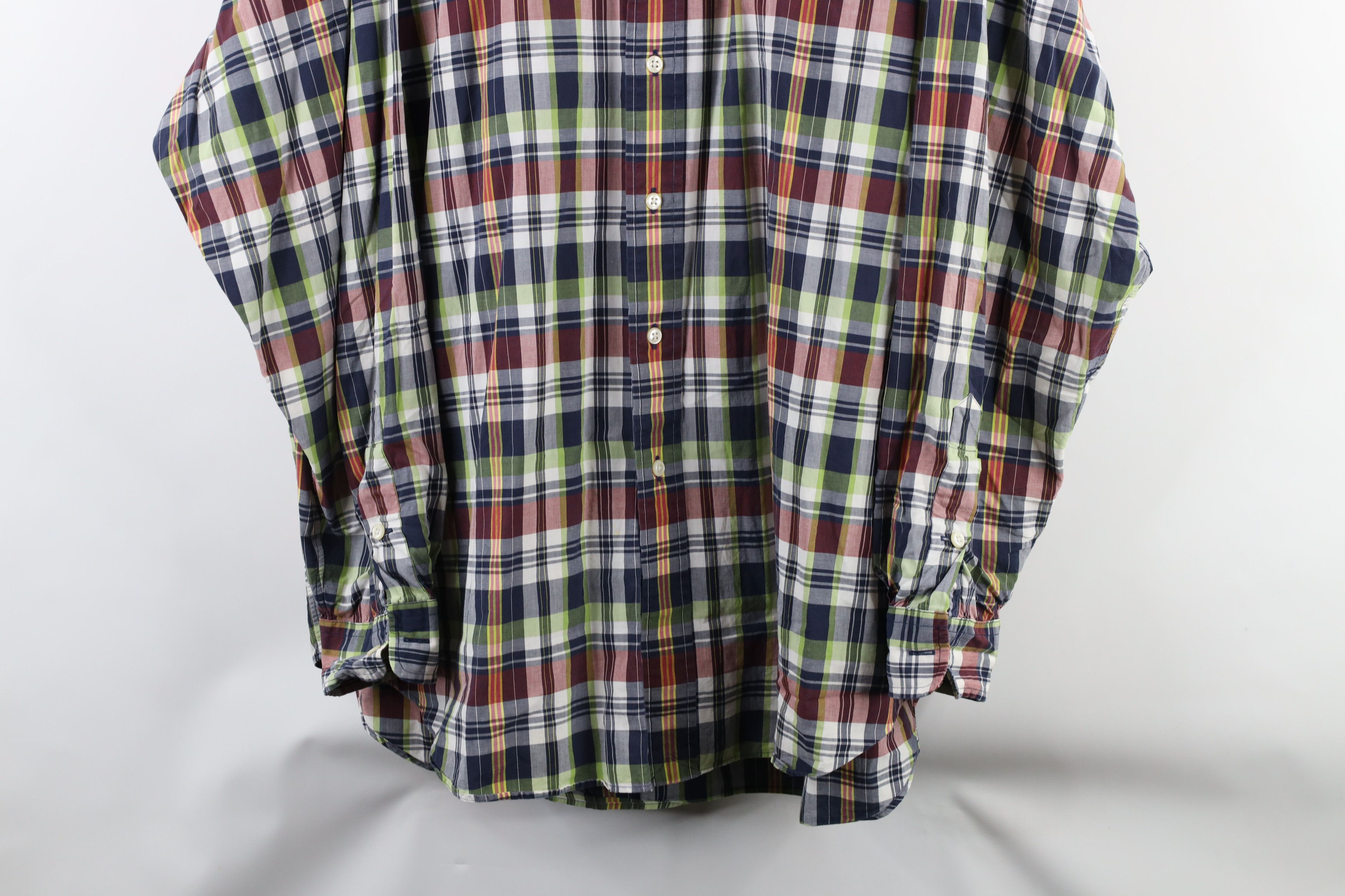 Ralph Lauren × Vintage Vintage 90s Ralph Lauren Plaid Collared Button Down Shirt Size US XL / EU 56 / 4 - 3 Thumbnail