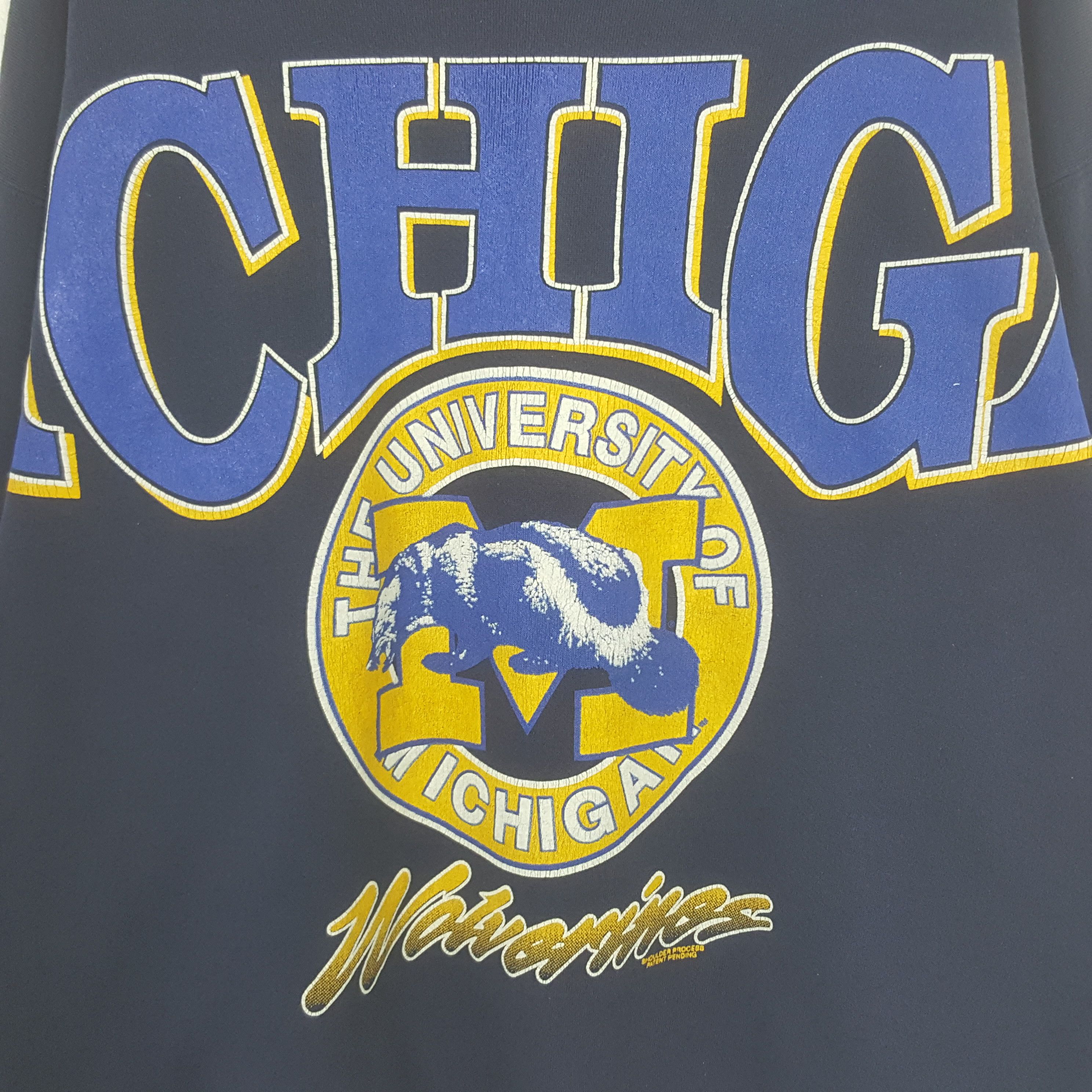 Sonoma Vintage University Chicago Michigan Sweatshirt Size US L / EU 52-54 / 3 - 2 Thumbnail