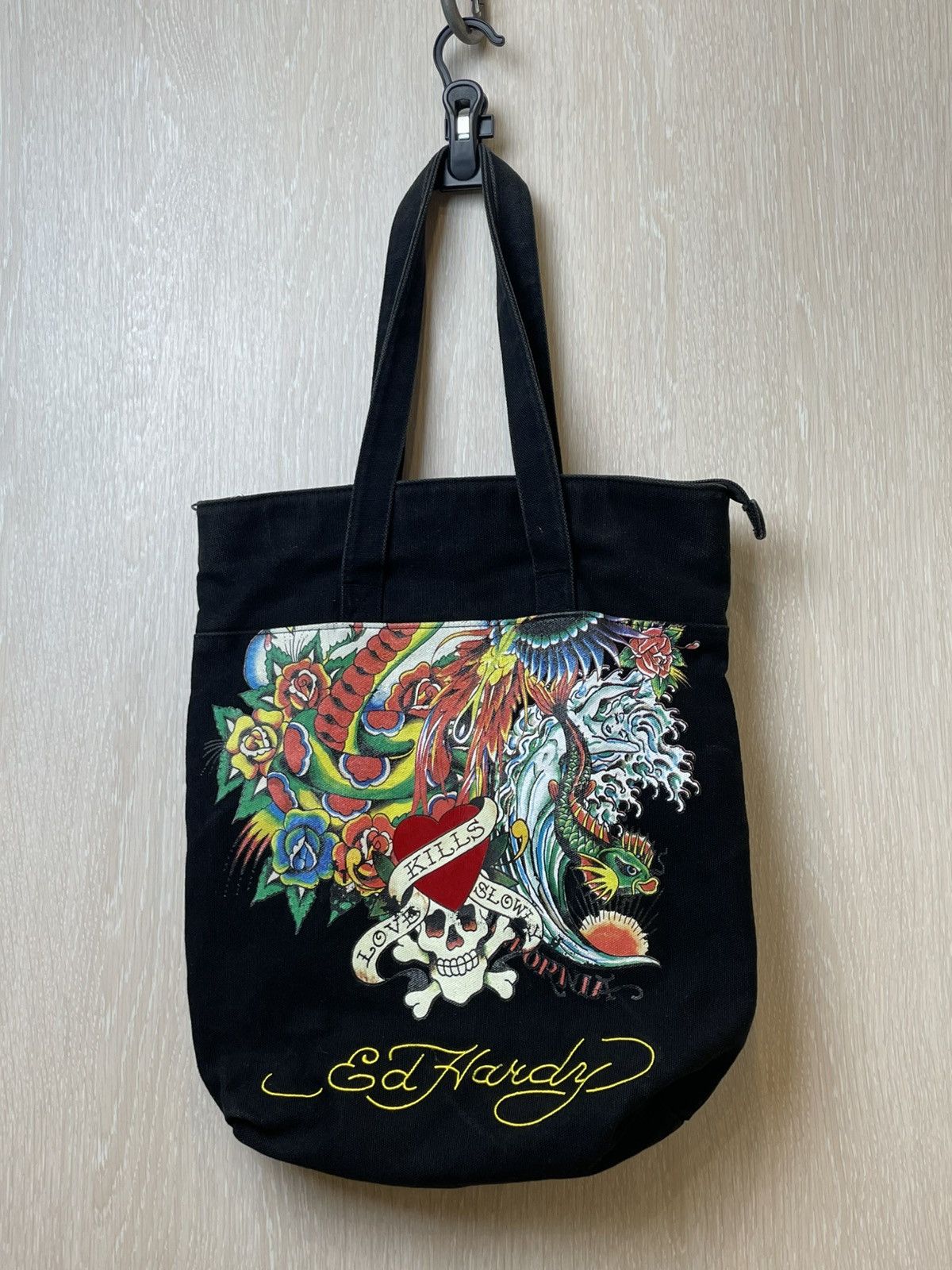 Ed Hardy Vintage Ed Hardy Bag Shopper Big Logo Size ONE SIZE - 1 Thumbnail