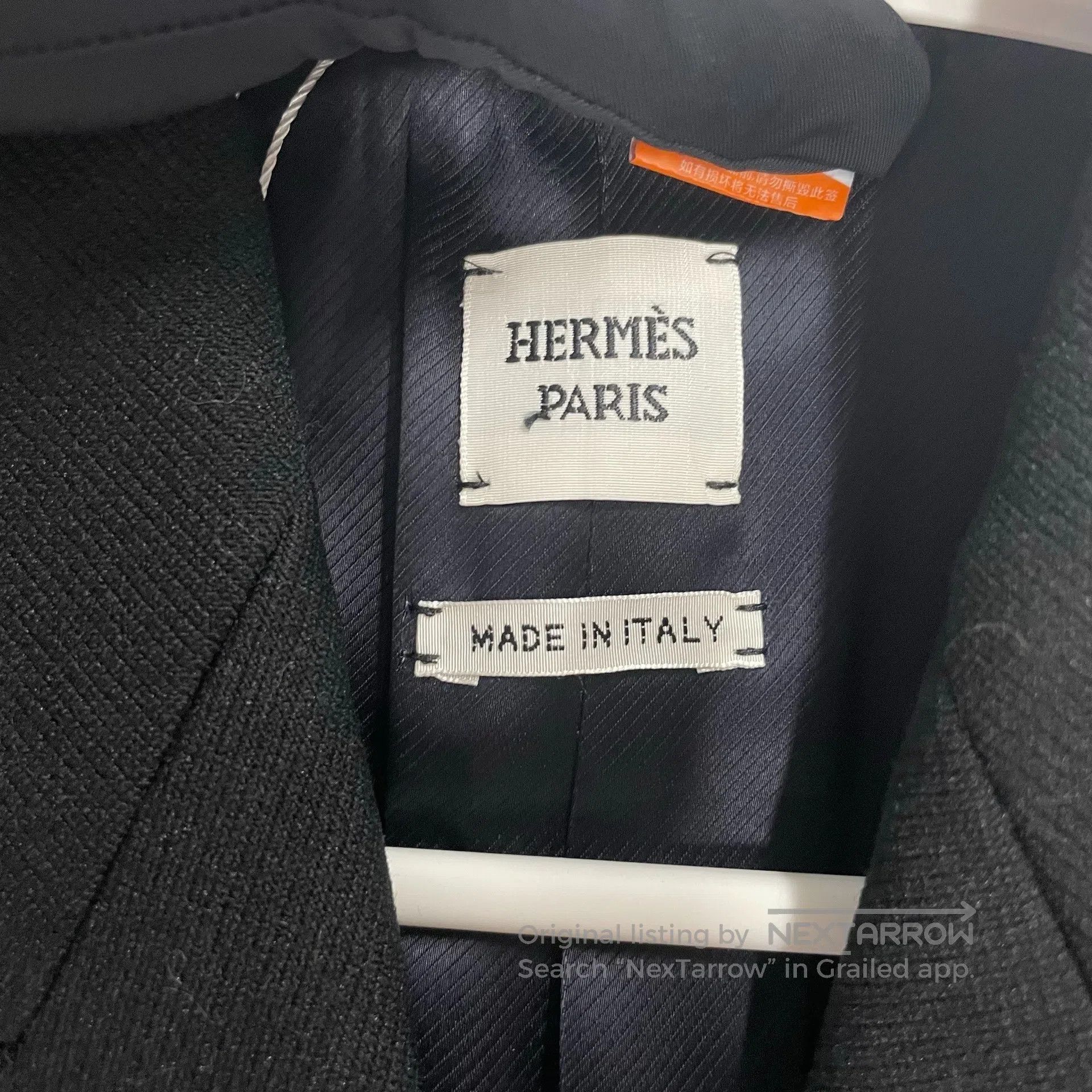 Hermes Hermes Black Coat Suit Jacket Size 36| Size XS / US 0-2 / IT 36-38 - 3 Thumbnail