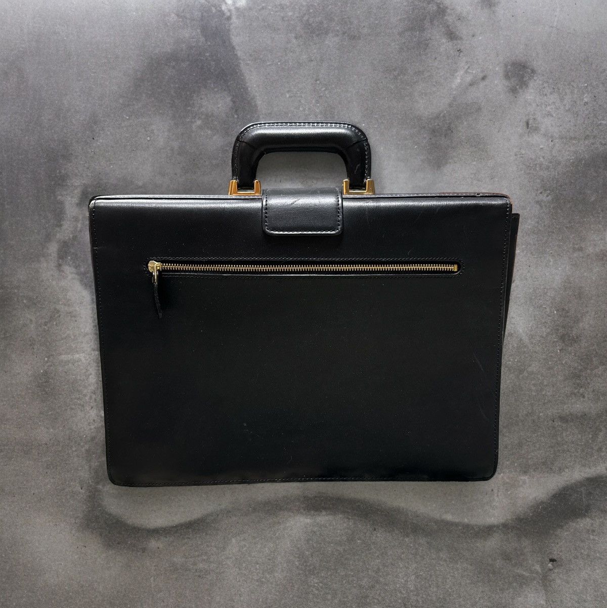 Porter VTG PORTER FULL LEATHER BRIEFCASE Size ONE SIZE - 2 Thumbnail