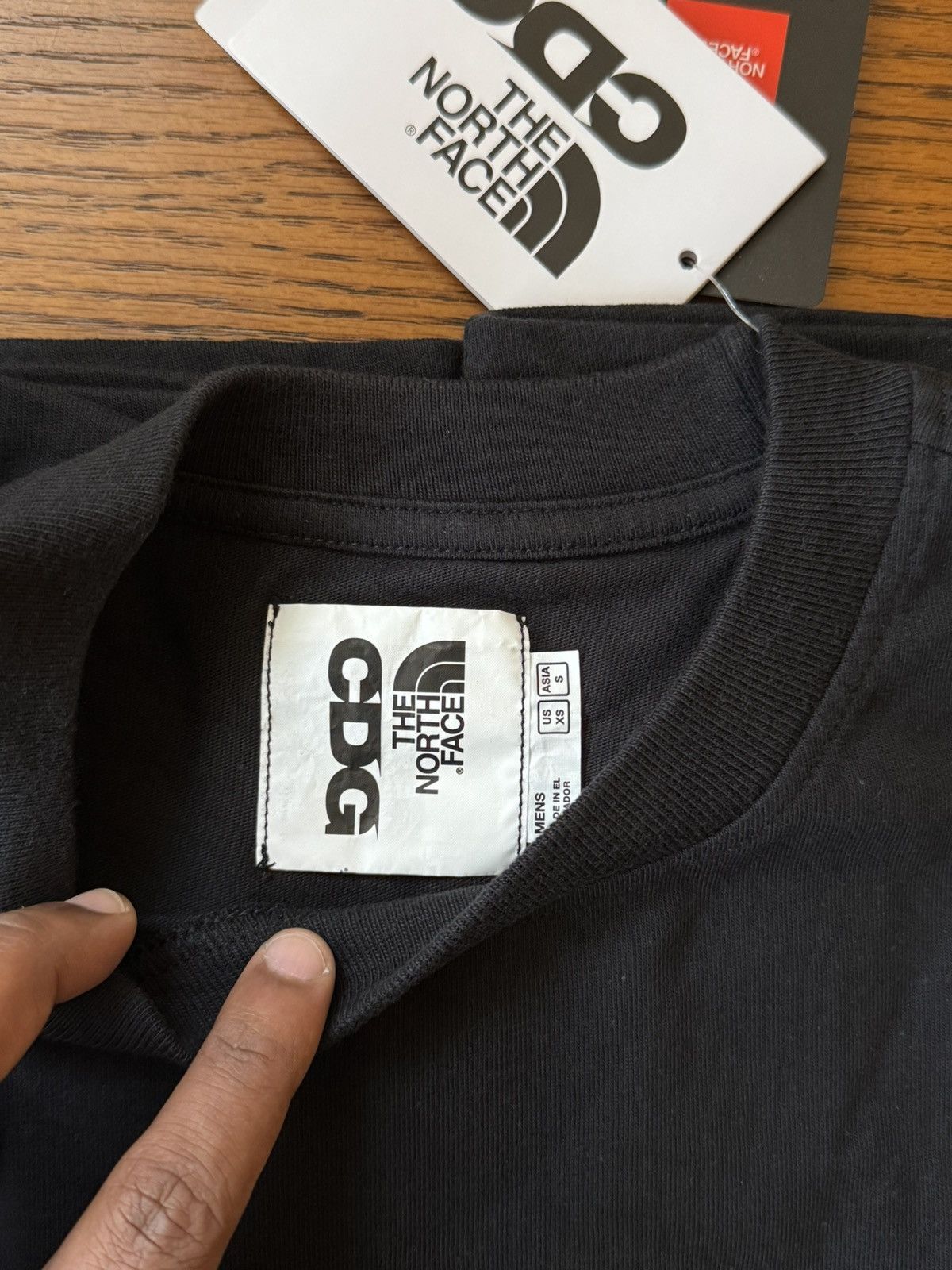 CDG by Comme des Garcons × The North Face CDG The North Face Icon T-Shirt Black Size US S / EU 44-46 / 1 - 7 Thumbnail