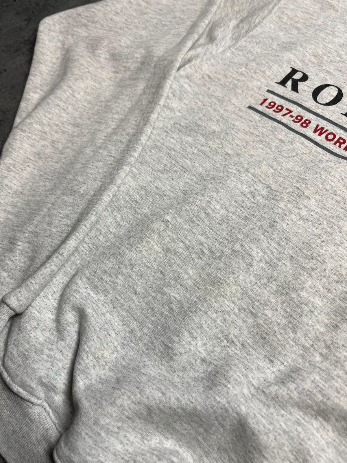 Vintage Vintage gray og rolling stones 1997-98 world tour crewneck Size US M / EU 48-50 / 2 - 5 Thumbnail
