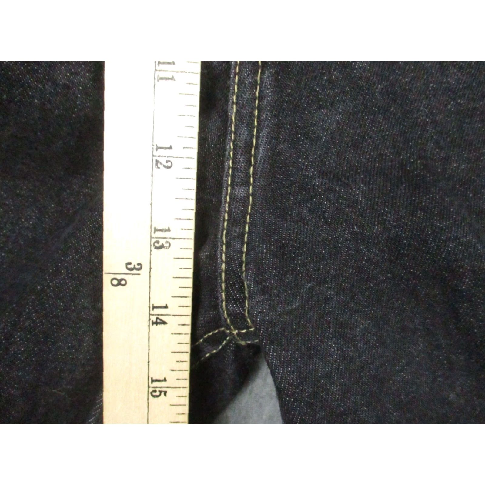 Ecko Unltd. ECKO UNLTD Jeans 38 Baggy Hip Hop Street Dark Black Y2K Wide-Leg Mens Jeans 5-Pocket Denim Cotton Baggy Fit Retro Size US 38 / EU 54 - 7 Thumbnail