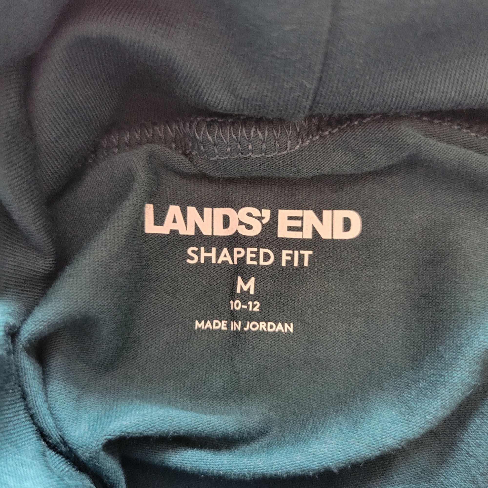 Lands' End Lands End Shaped Fit Long Sleeve Turtleneck Harvest Teal M 1 Size M / US 6-8 / IT 42-44 - 2 Thumbnail