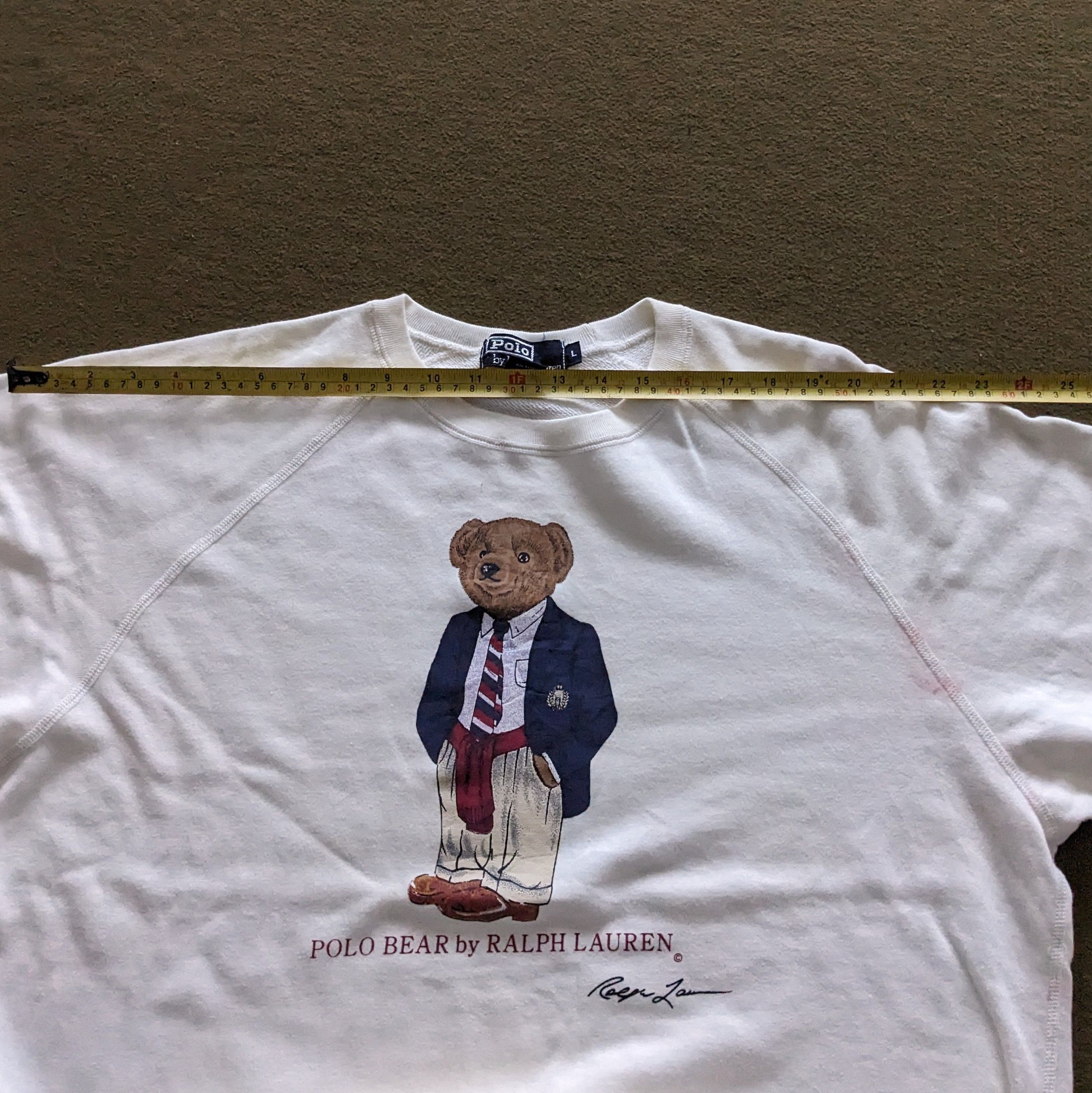 Polo Ralph Lauren Vintage POLO BEAR by Ralph Lauren Luxury Brand Sweatshirt Size US L / EU 52-54 / 3 - 5 Thumbnail