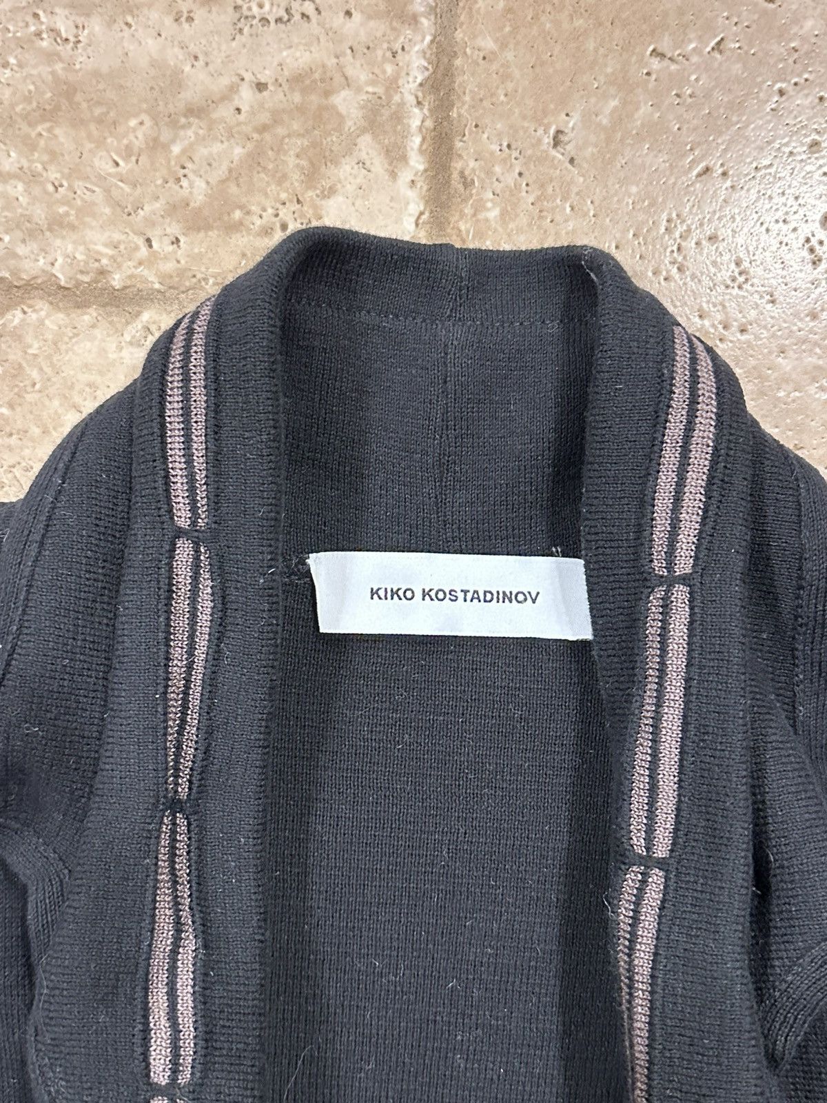 Kiko Kostadinov Kiko Kostadinov Black Oval Button Up Sweater Cardigan Size US S / EU 44-46 / 1 - 6 Thumbnail