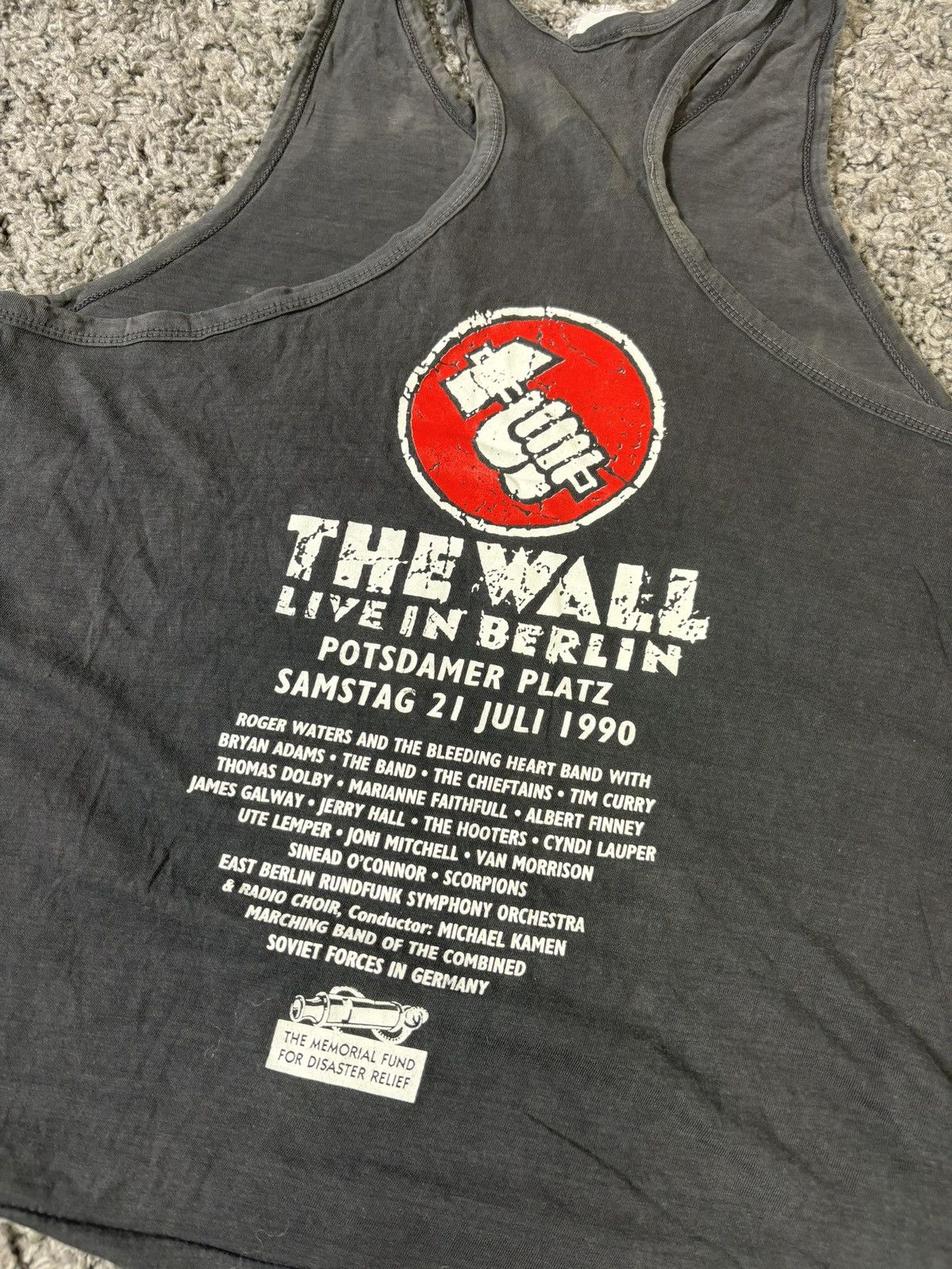 Band Tees × Pink Floyd × Vintage Pink Floyd Vintage 90s Og 1990 The Wall Tour Band Rock Tee Size US M / EU 48-50 / 2 - 8 Thumbnail
