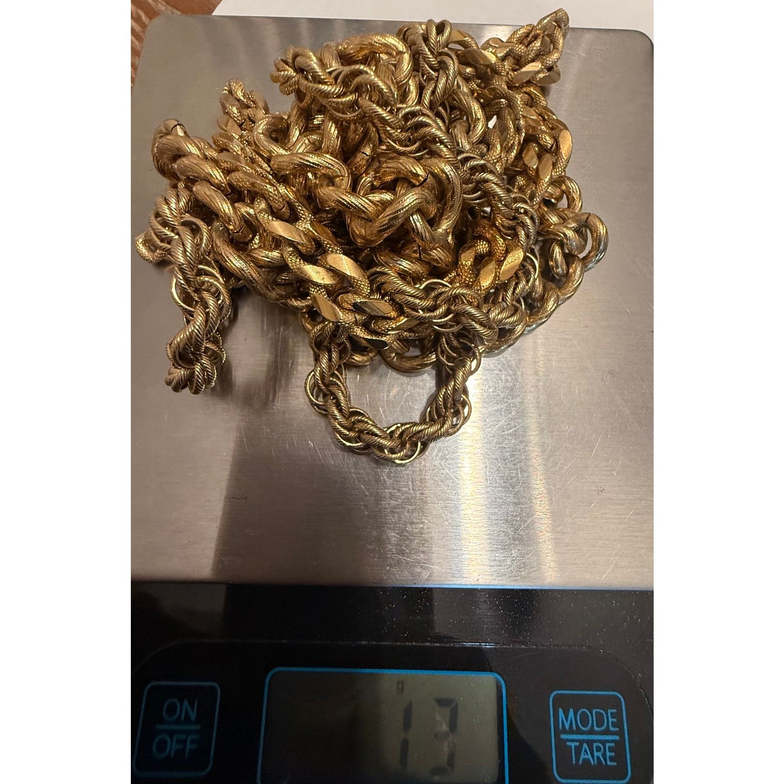 Monet Vintage Monet Chunky Runway Chain 20” Gold Tone Size ONE SIZE - 4 Thumbnail