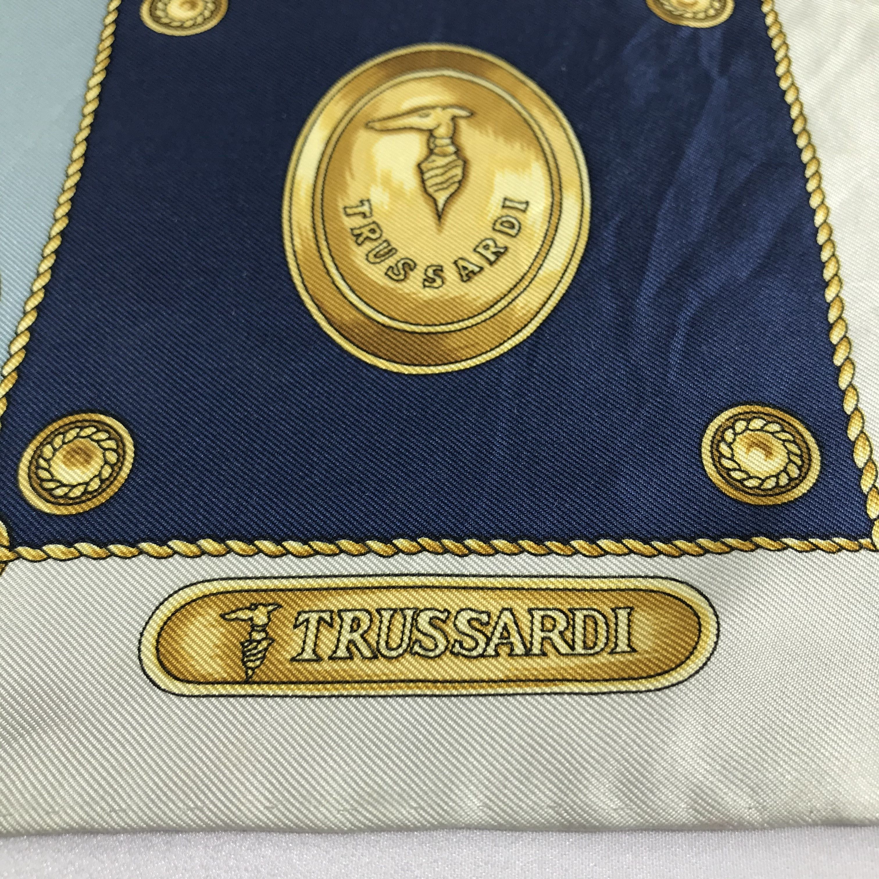 Trussardi Vintage Trussardi Silk Scarf M11 Size ONE SIZE - 3 Thumbnail