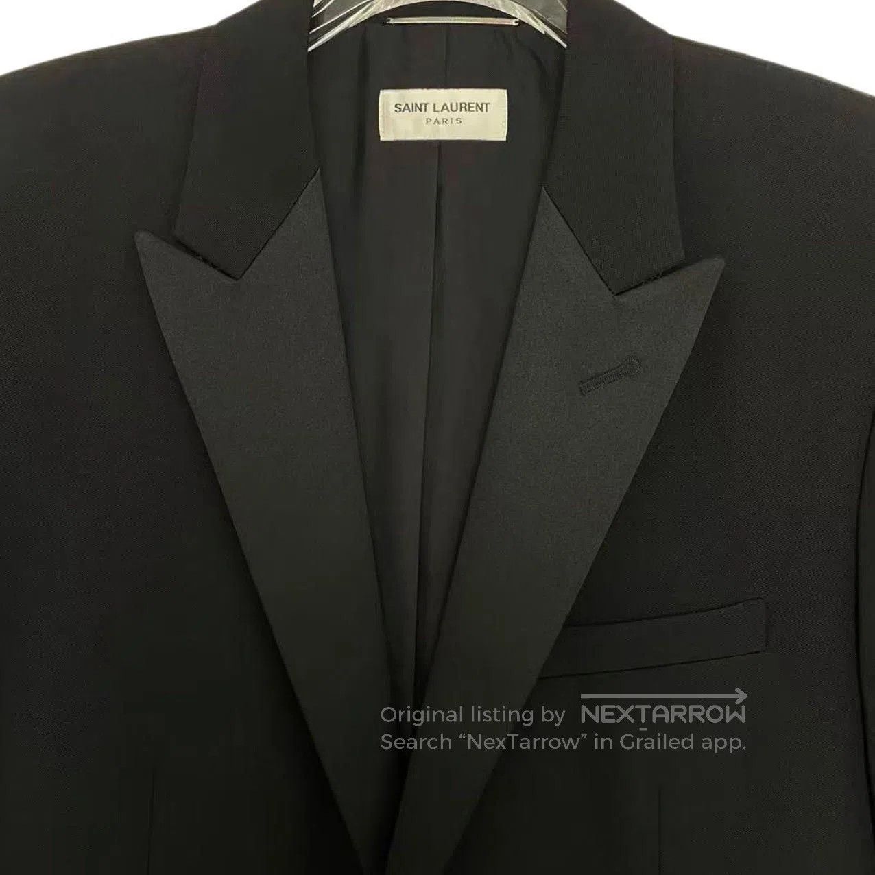 Saint Laurent Paris Saint Laurent SS21 Single Button Blazer. Size XS / US 0-2 / IT 36-38 - 5 Thumbnail