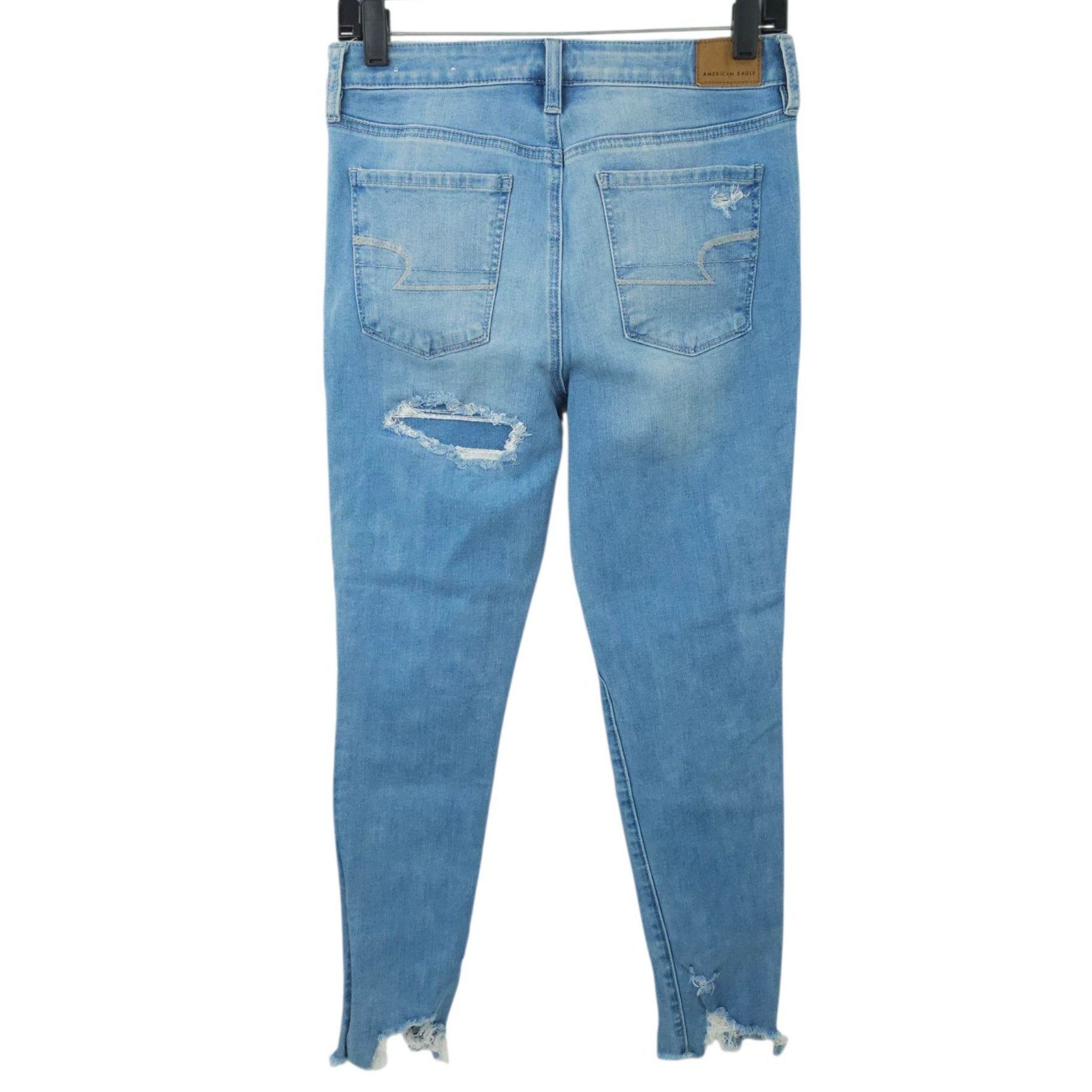 American Eagle Outfitters American Eagle 360 Next Level Stretch Super Hi Rise Jegging Size 30" / US 8 / IT 44 - 2 Thumbnail