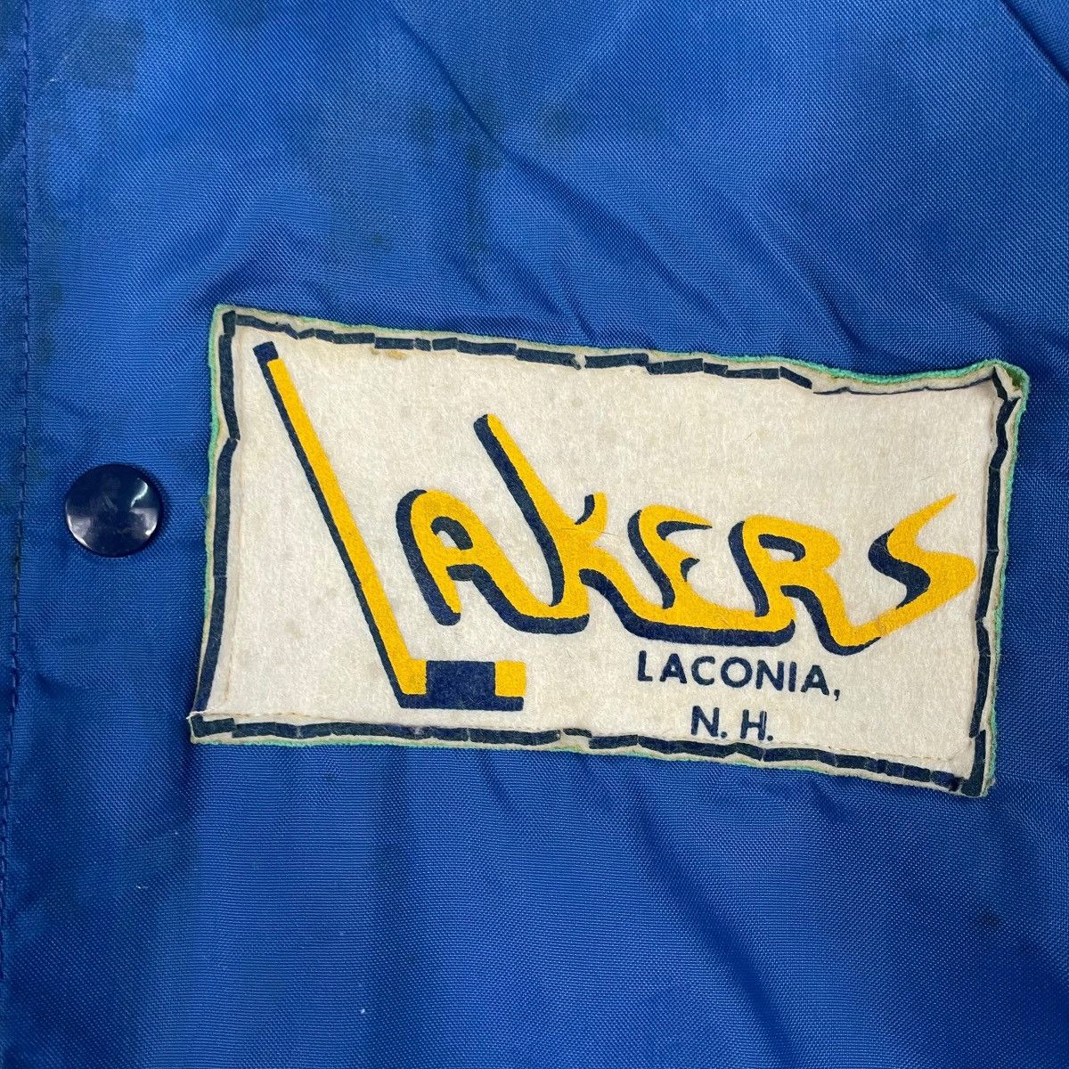 Starter Vintage 70s Starter Lakers Ice Hockey Nylon Bomber Jacket Size US XL / EU 56 / 4 - 15 Thumbnail