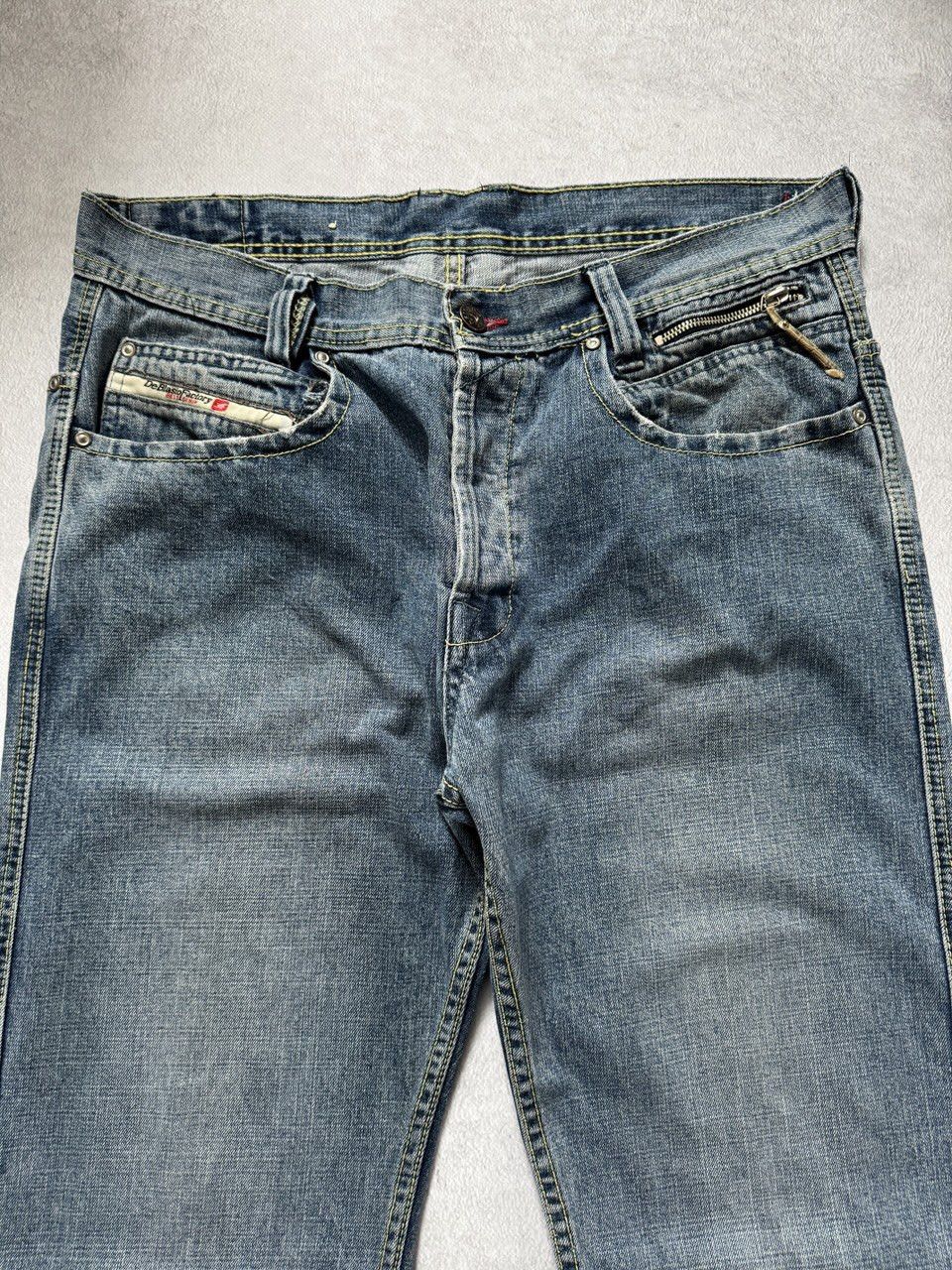 Diesel Vintage Y2K Diesel Style Denim Jeans Size US 34 / EU 50 - 4 Thumbnail
