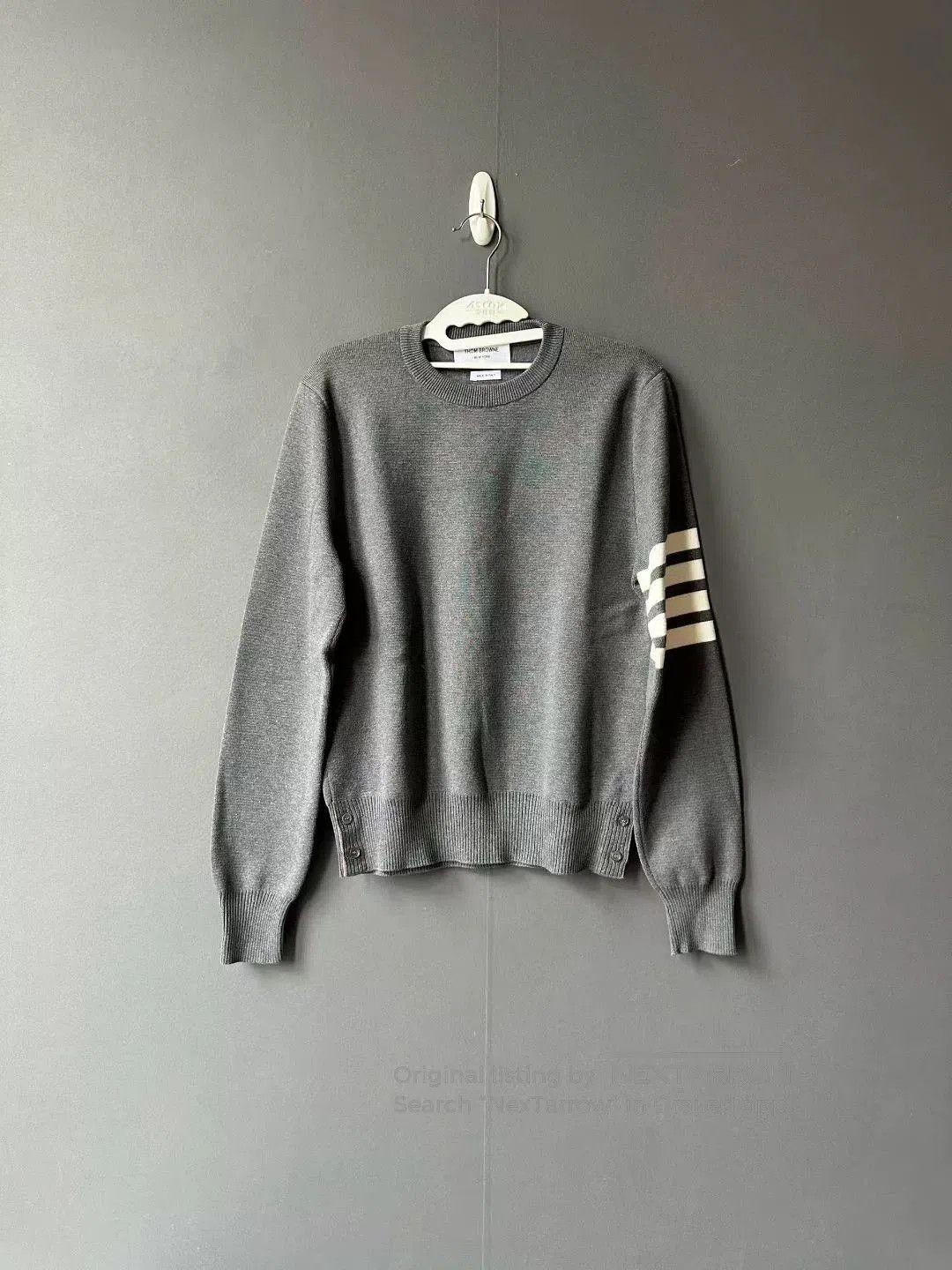 Thom Browne thom browne gray knitted sweater. Size US XXS / EU 40 - 1 Thumbnail