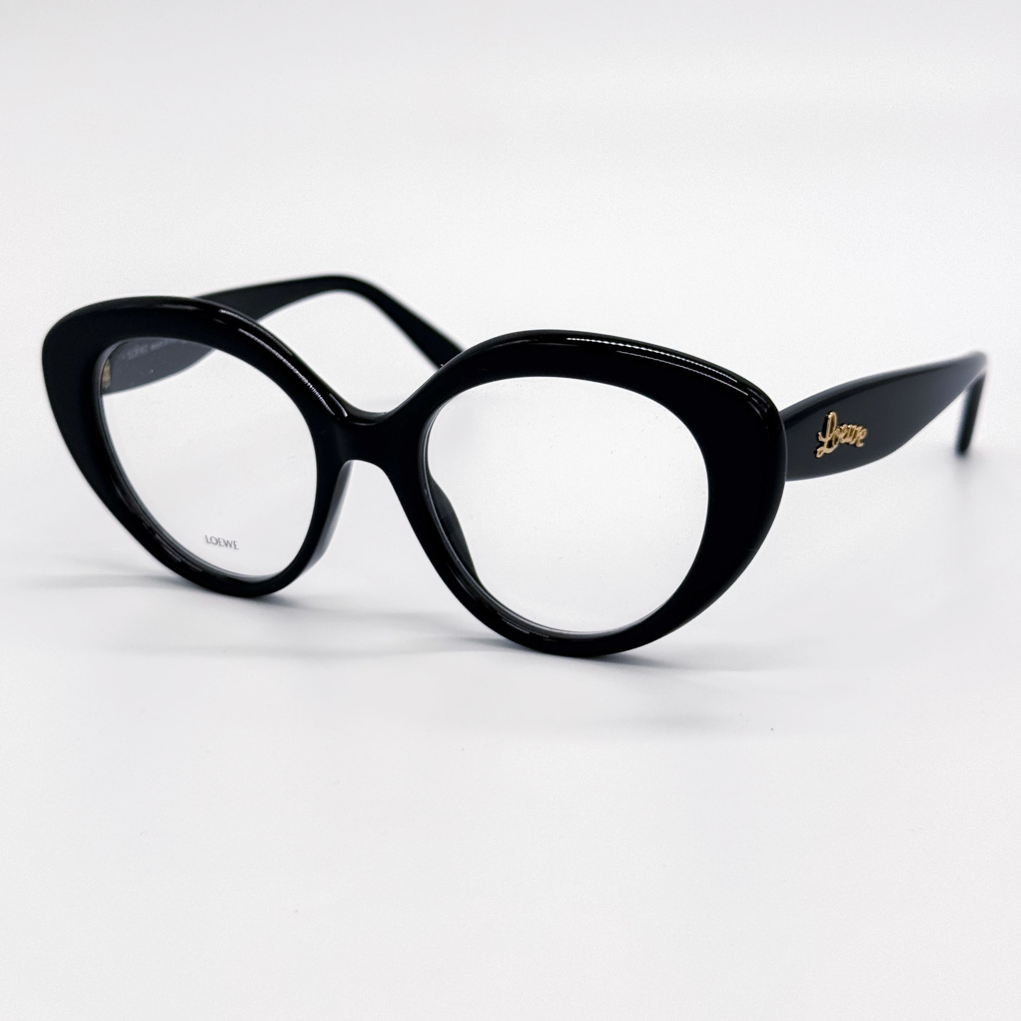Loewe NEW LW50088I 001 WOMEN BLACK CAT EYE EYEGLASSES LOEWE Size ONE SIZE - 3 Thumbnail