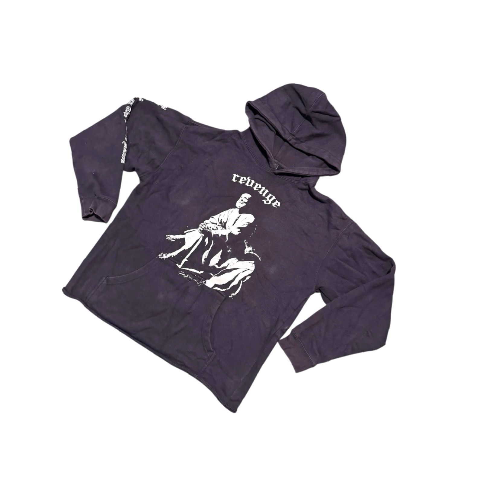 Revenge VINTAGE Revenge RENAISSANCE BY REVENGE Puff Print Hoodie Size L Black HTF! Size US L / EU 52-54 / 3 - 4 Thumbnail