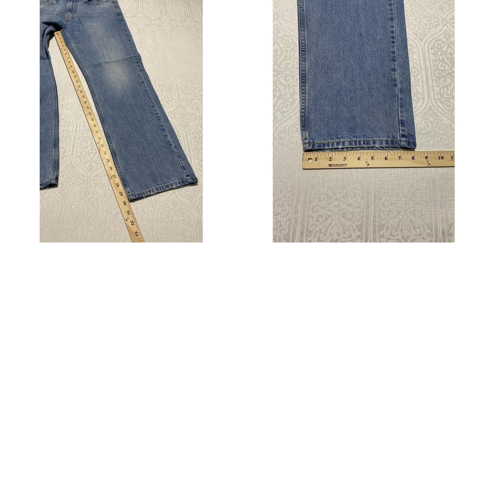 Levi's Levi's 505 Jeans Mens 34x30 Blue Regular Fit Straight Zip Fly Denim 5-Pocket Mens Jeans Regular 34 Levi's Size US 34 / EU 50 - 8 Thumbnail