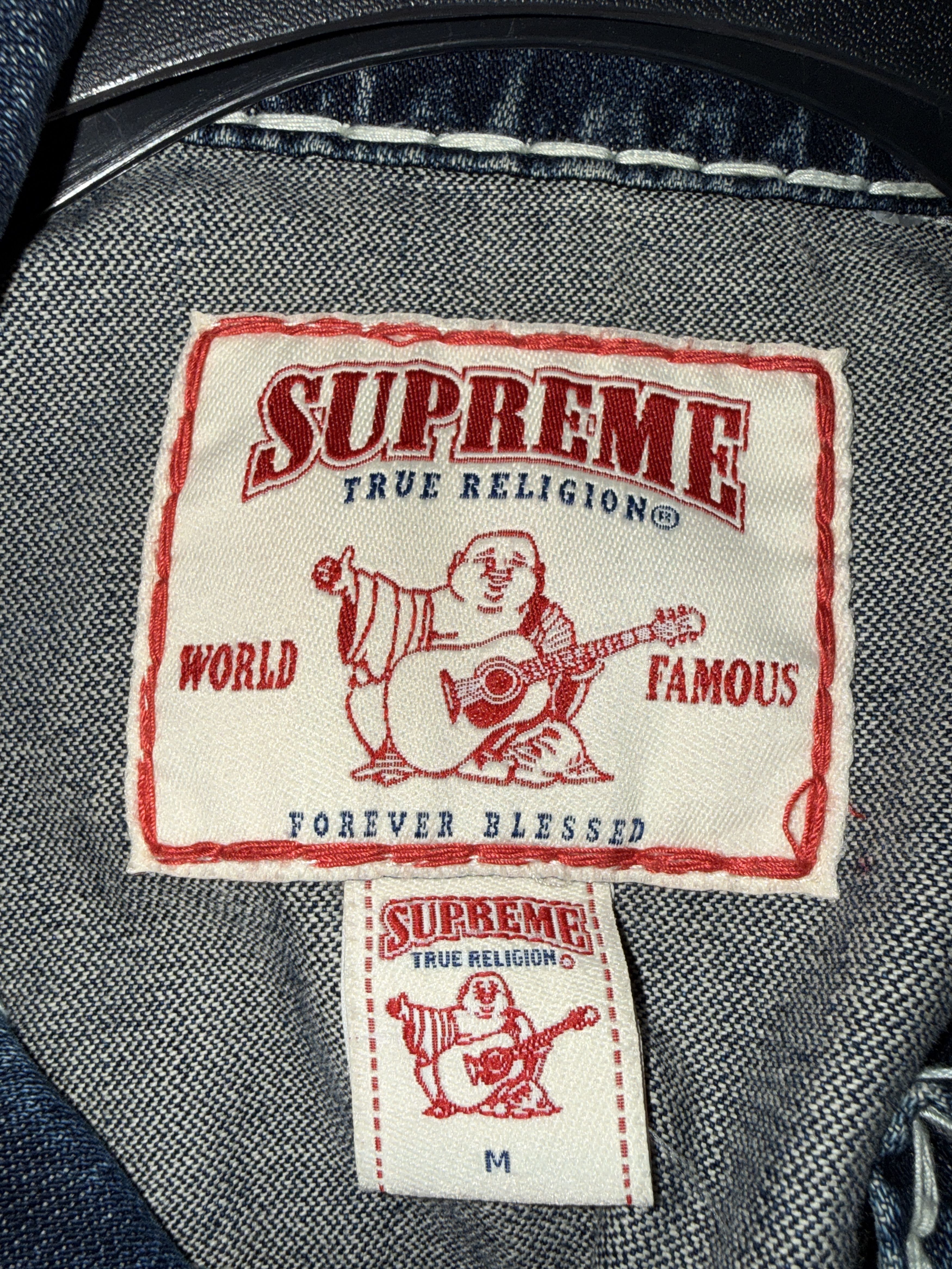 Supreme × True Religion True Religion X Supreme Denim Jacket Rare Size US M / EU 48-50 / 2 - 5 Thumbnail
