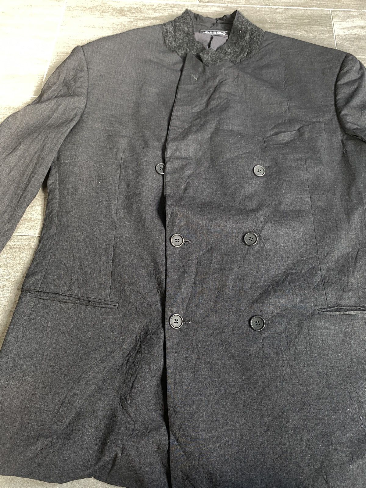 Giorgio Armani Vtg Giorgio Armani Le Collezioni ITALY Blazer Distressed Size US L / EU 52-54 / 3 - 14 Thumbnail
