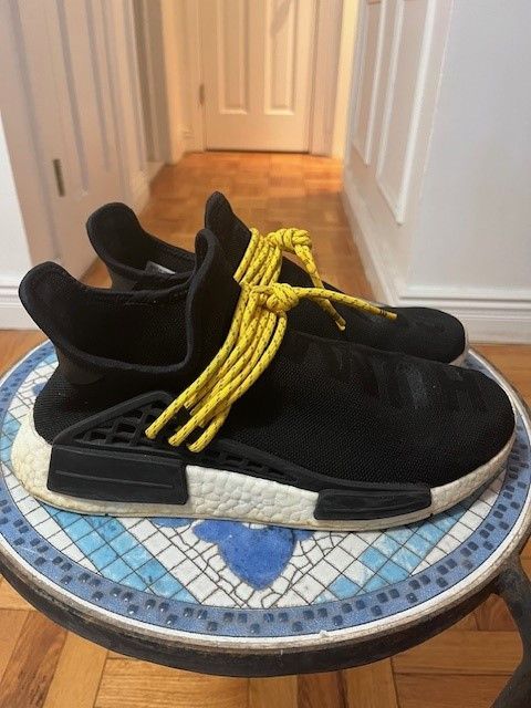 Adidas × Pharrell Adidas NMD HU Pharrell Human Species Black Size US 8.5 / EU 41-42 - 2 Thumbnail