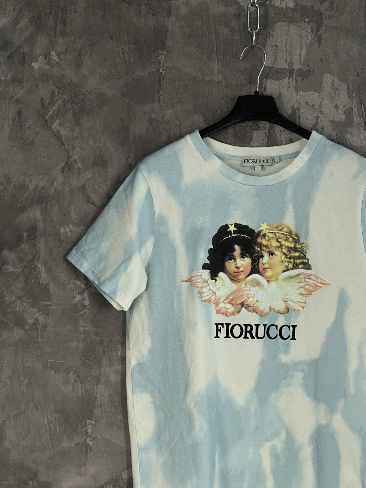 20471120 × Hysteric Glamour Vintage Y2K Glamour Unique Fiorucci “Angels” Logo T shirt Size L / US 10 / IT 46 - 3 Thumbnail