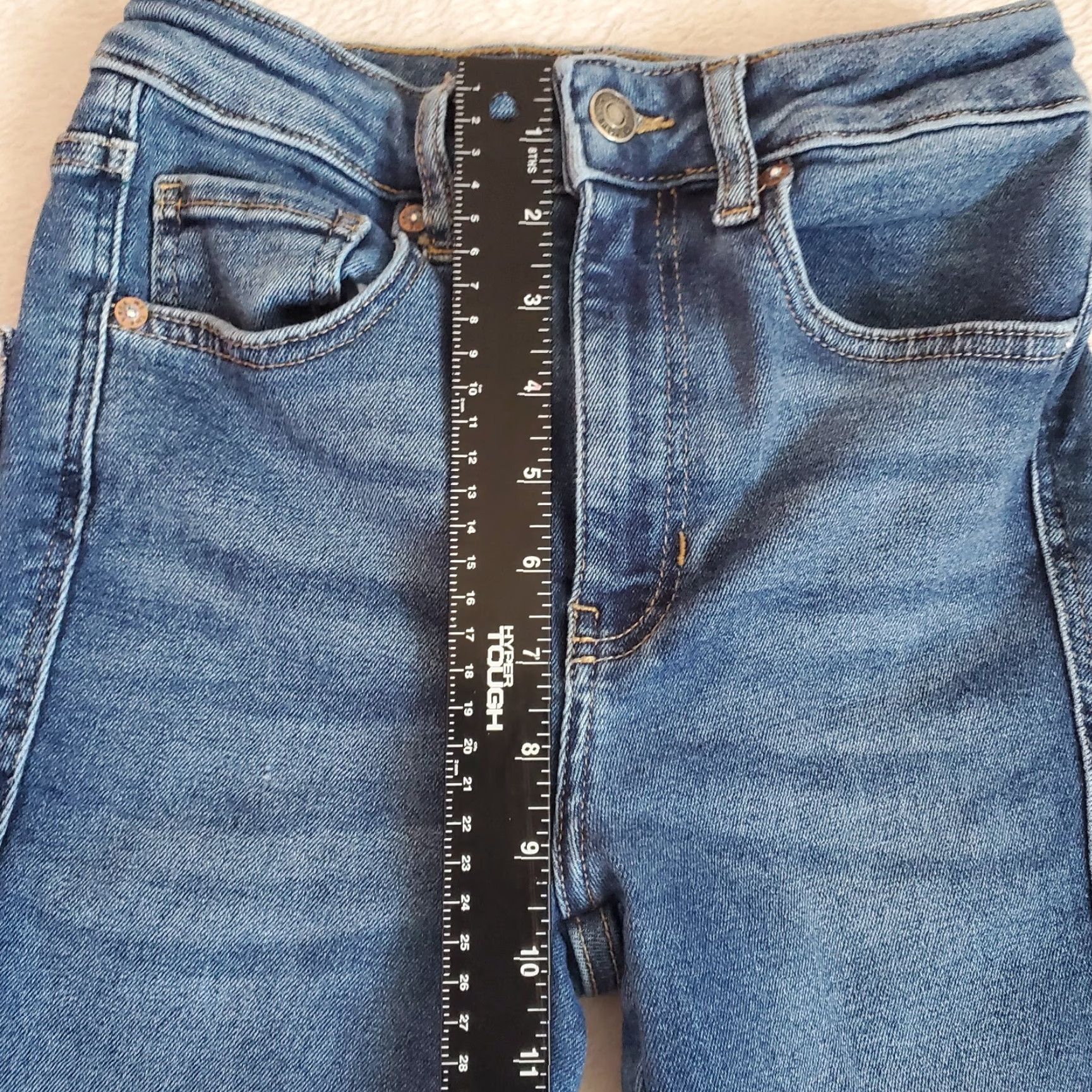Vintage We The Free We The Free Jeans Women 25 Blue Skinny Mid Rise Raw Hem 24X27 Size 25 Denim Size 42" / US 20 - 7 Thumbnail