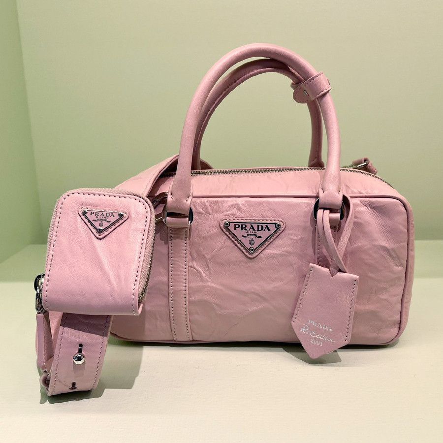 Prada o1la1rc1a0724 Size: OS / Handle Bag in Pink Size ONE SIZE - 4 Thumbnail