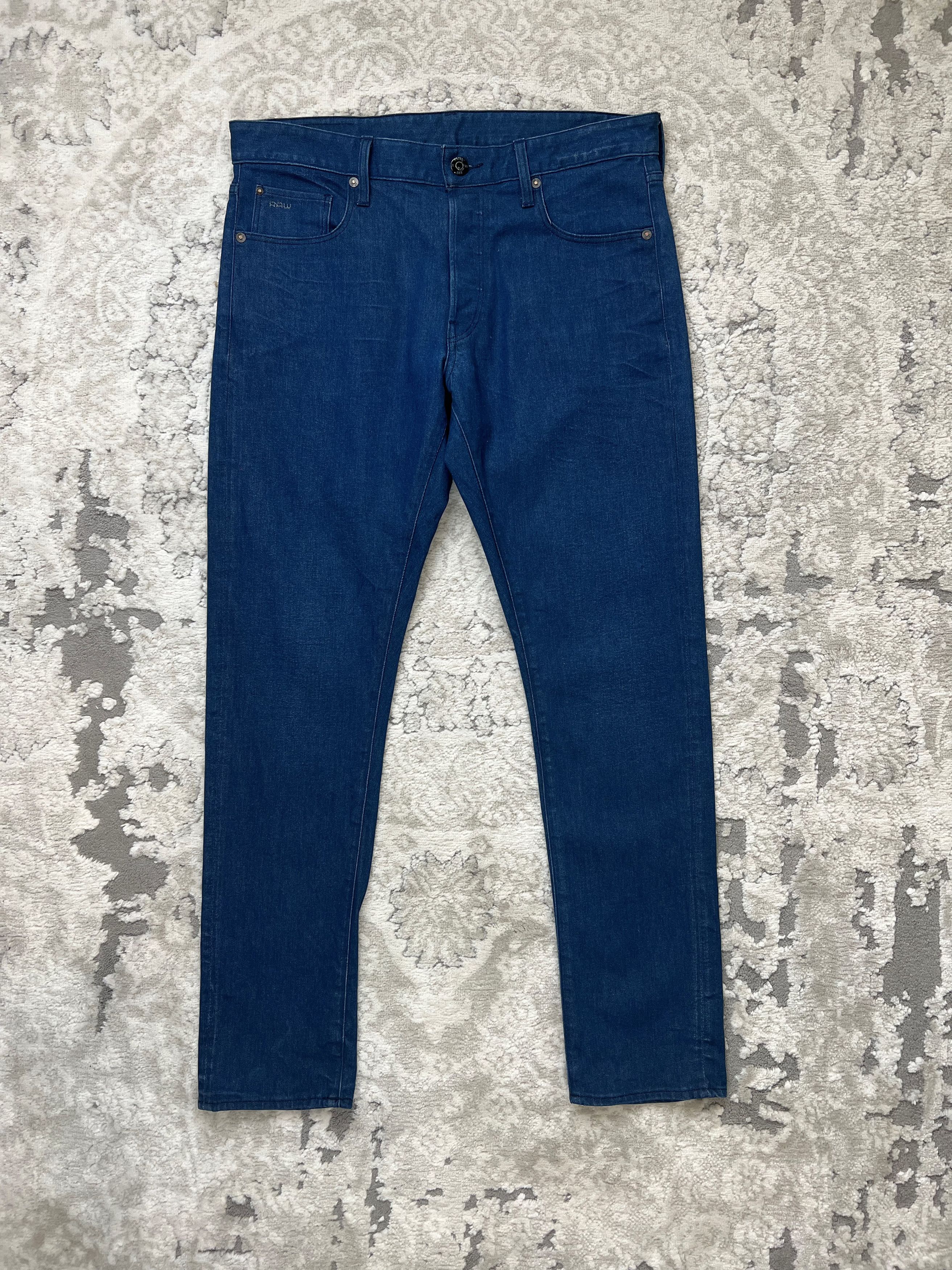 G-Star G-Star RAW 3301 Straight Tapered Jeans Blue 34 Size US 34 / EU 50 - 1 Thumbnail