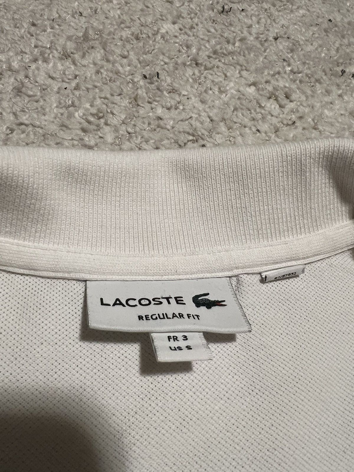 Lacoste Lacoste navy and white polo Size US S / EU 44-46 / 1 - 5 Thumbnail