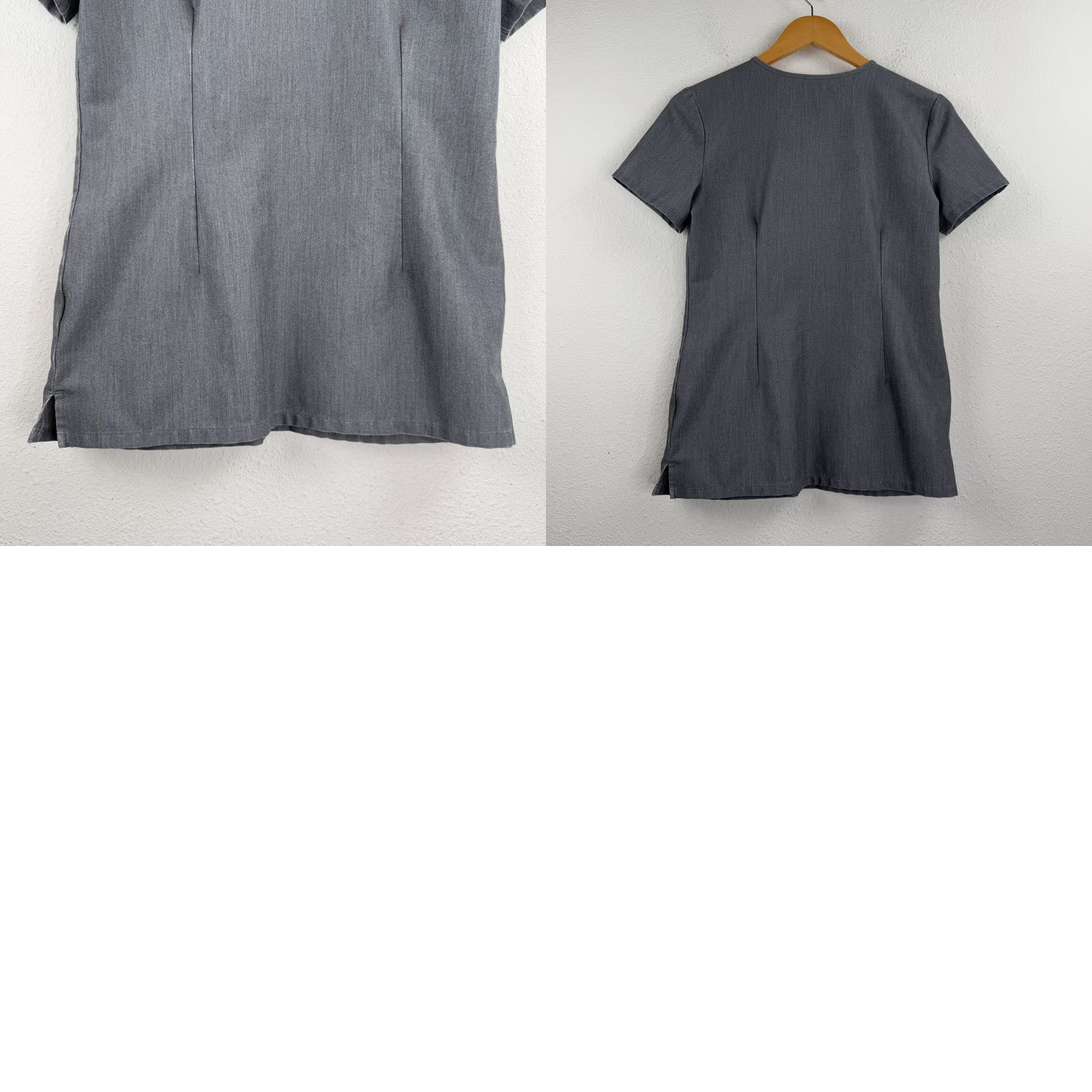 Vintage VINTAGE FIGS Scrub Top Womens 2XS Graphite Gray Casma Three Pocket Medical Nurse Top Shirt 2XS Womens Gray FIGS Scrub Top Size XXS / US 00 / IT 34 - 9 Thumbnail