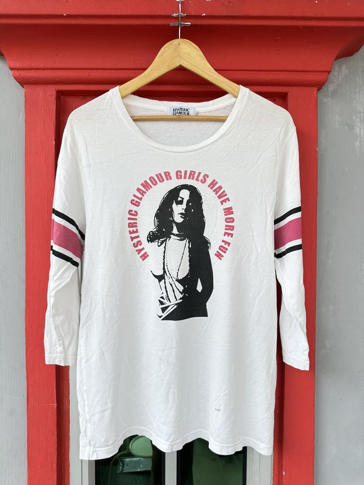 Hysteric Glamour Distressed Hysteric Glamour Girl Have More Fun Tee Size US M / EU 48-50 / 2 - 1 Thumbnail
