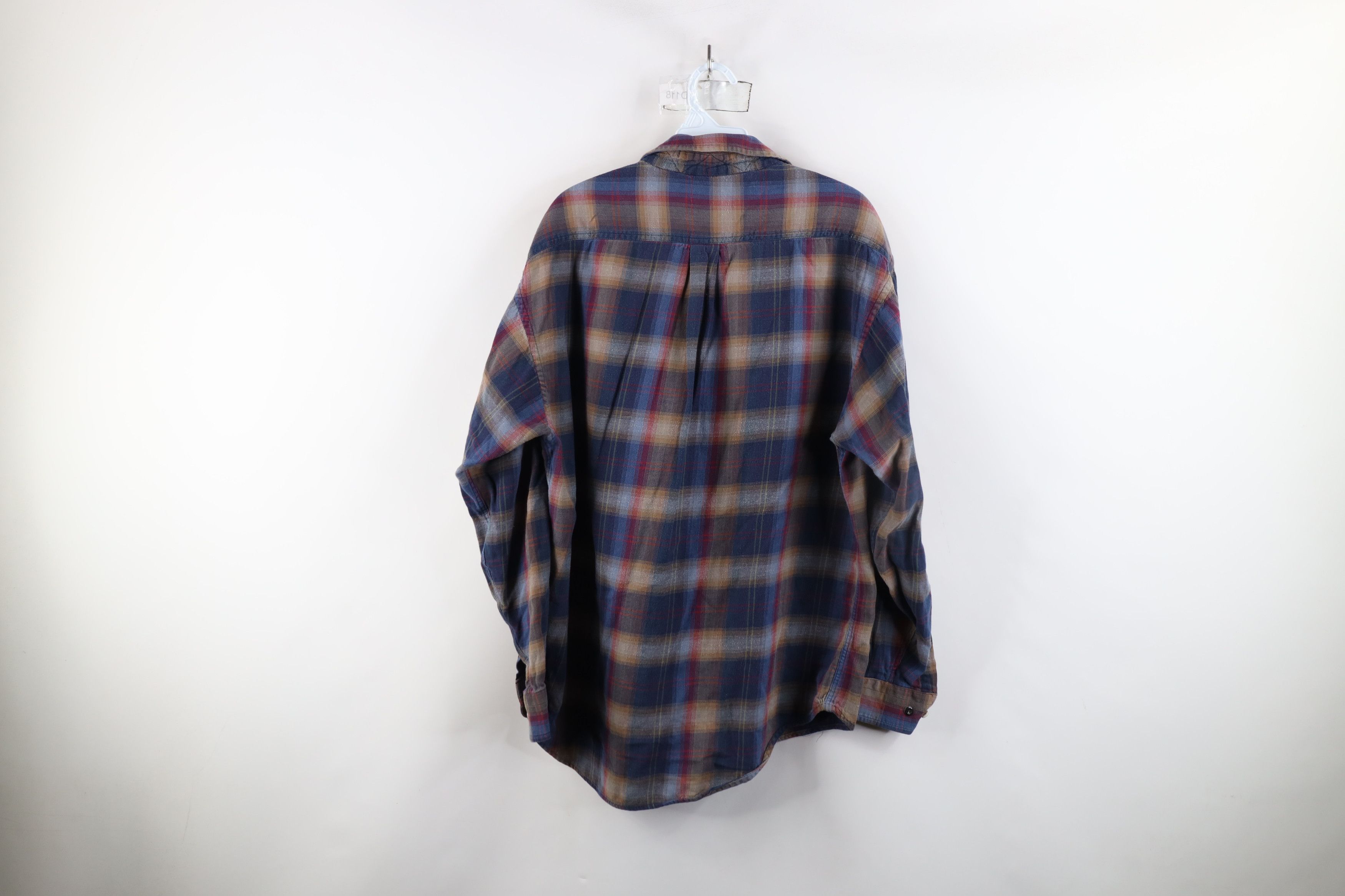 Vintage Vintage 90s Streetwear Rainbow Plaid Flannel Button Shirt Size US M / EU 48-50 / 2 - 12 Thumbnail