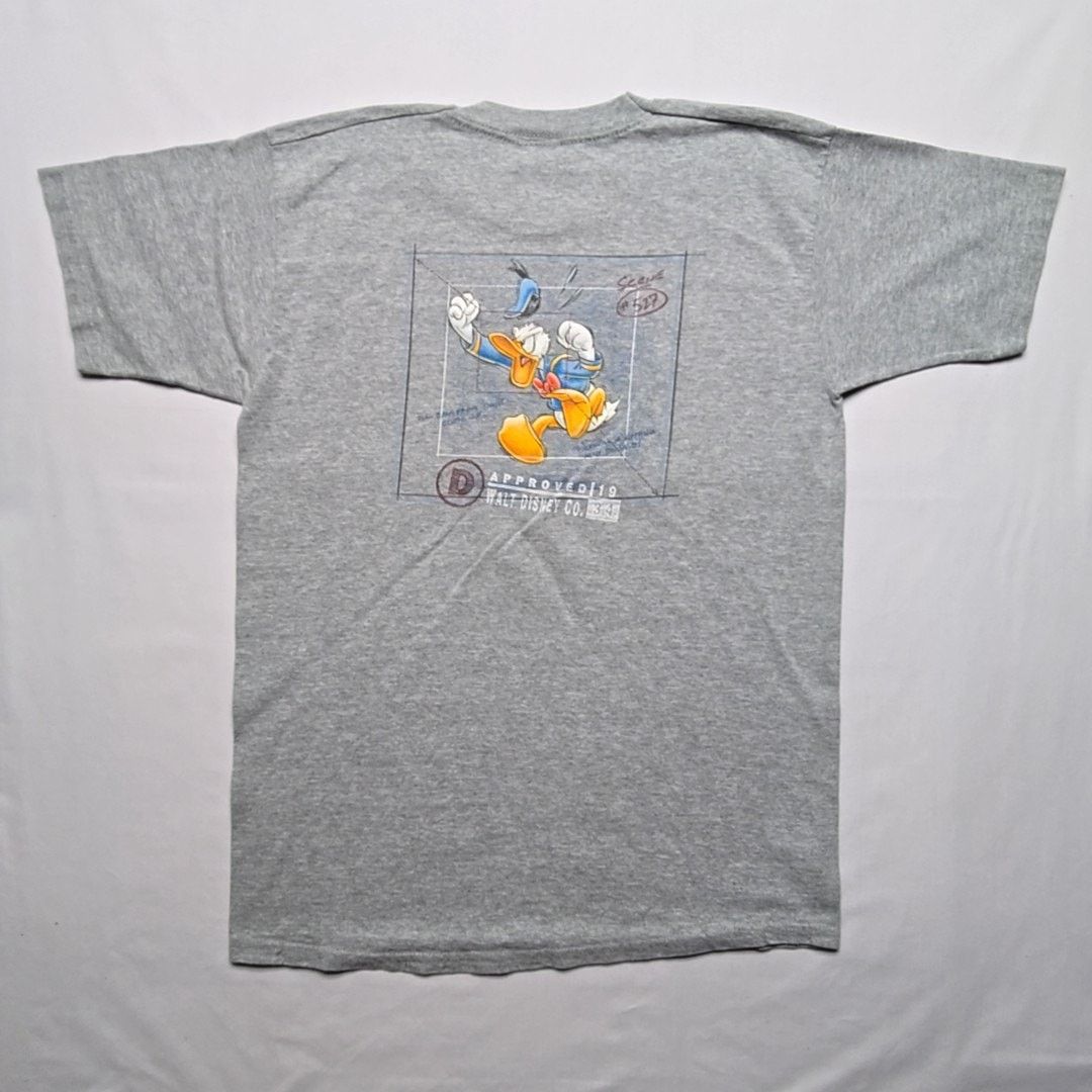 Disney Vintage Disney Donald Duck Gray Cartoon L Graphic Tee Size US L / EU 52-54 / 3 - 1 Thumbnail