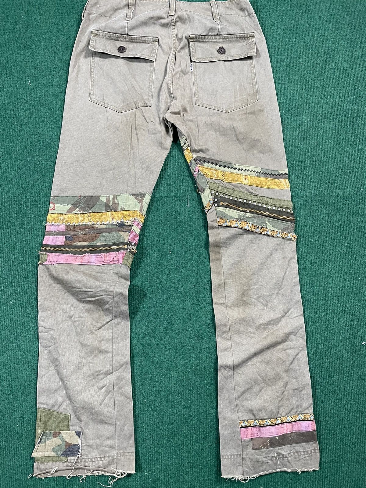 If Six Was Nine × Japanese Brand Go West Brushstroke Camo Japanese Military Outdoor Pants Size US 31 - 4 Thumbnail